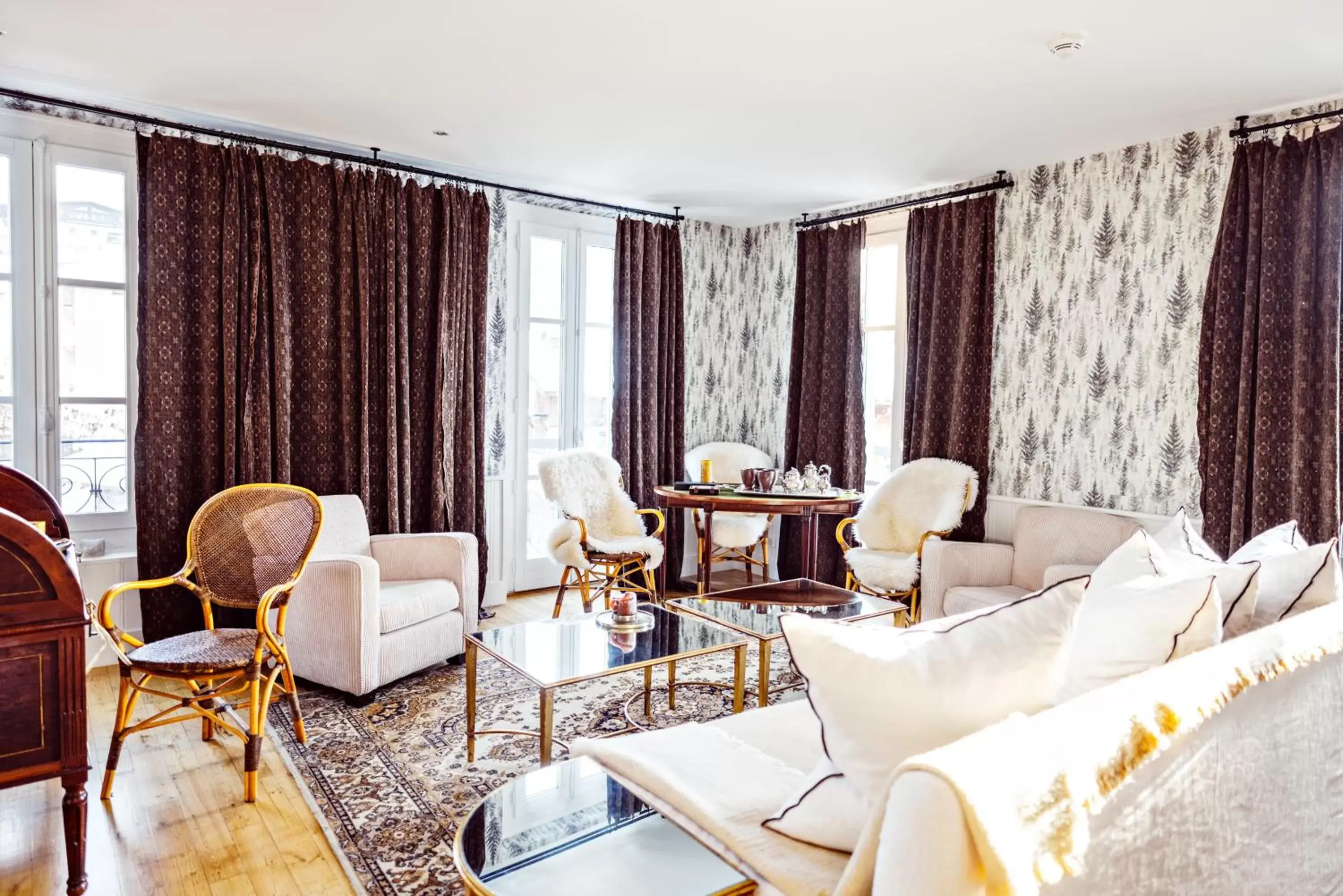 Living room, Seating Area in Grand Hotel Soleil d'Or