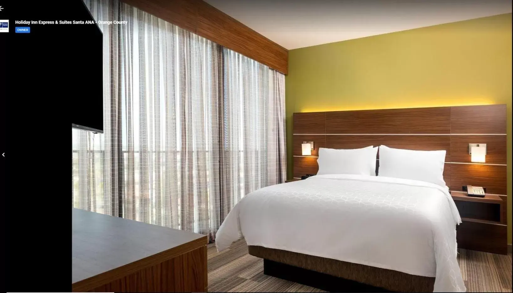 Bed in Holiday Inn Express & Suites Santa Ana - Orange County, an IHG Hotel
