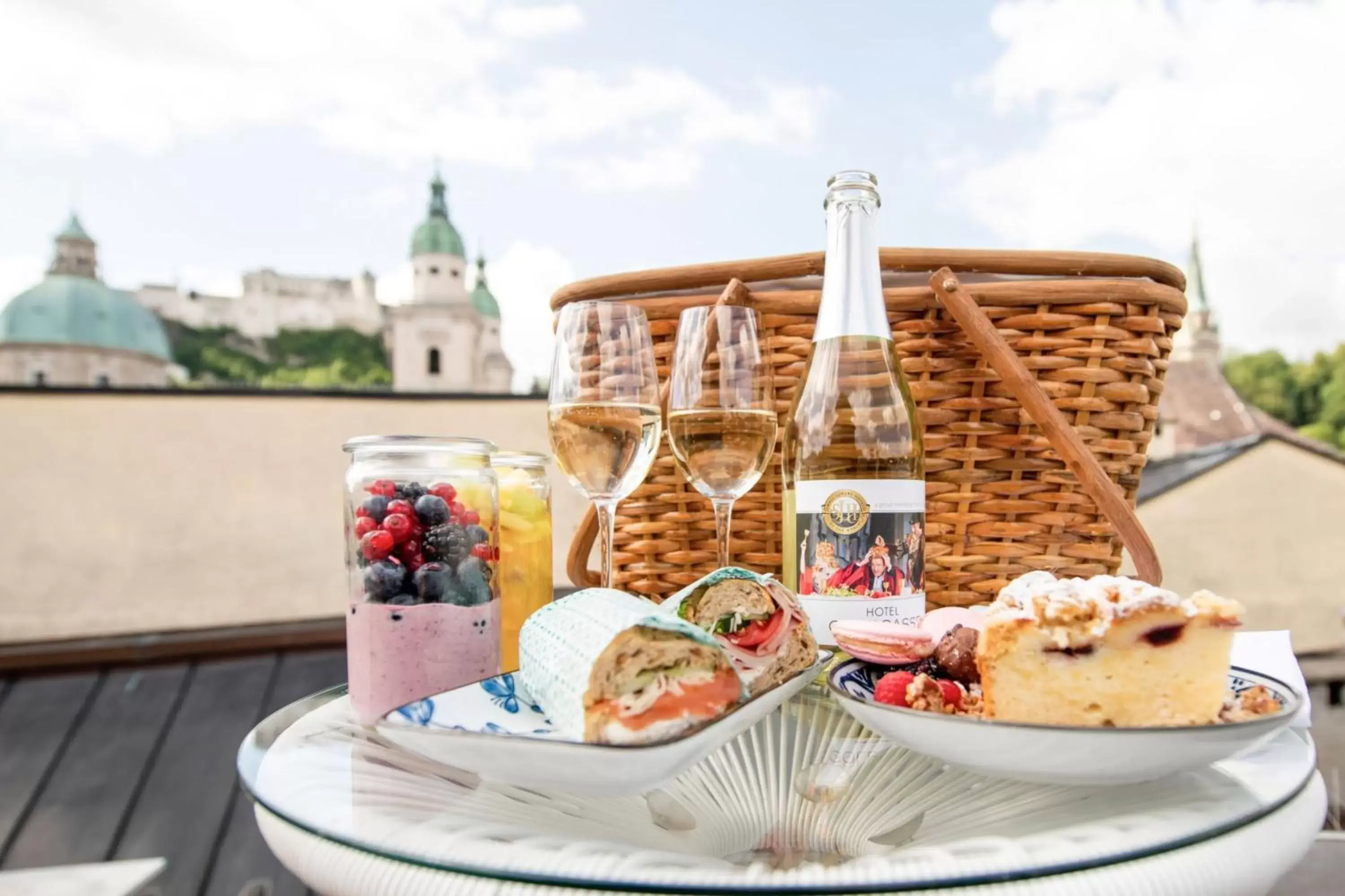 Balcony/Terrace in Small Luxury Hotel Goldgasse