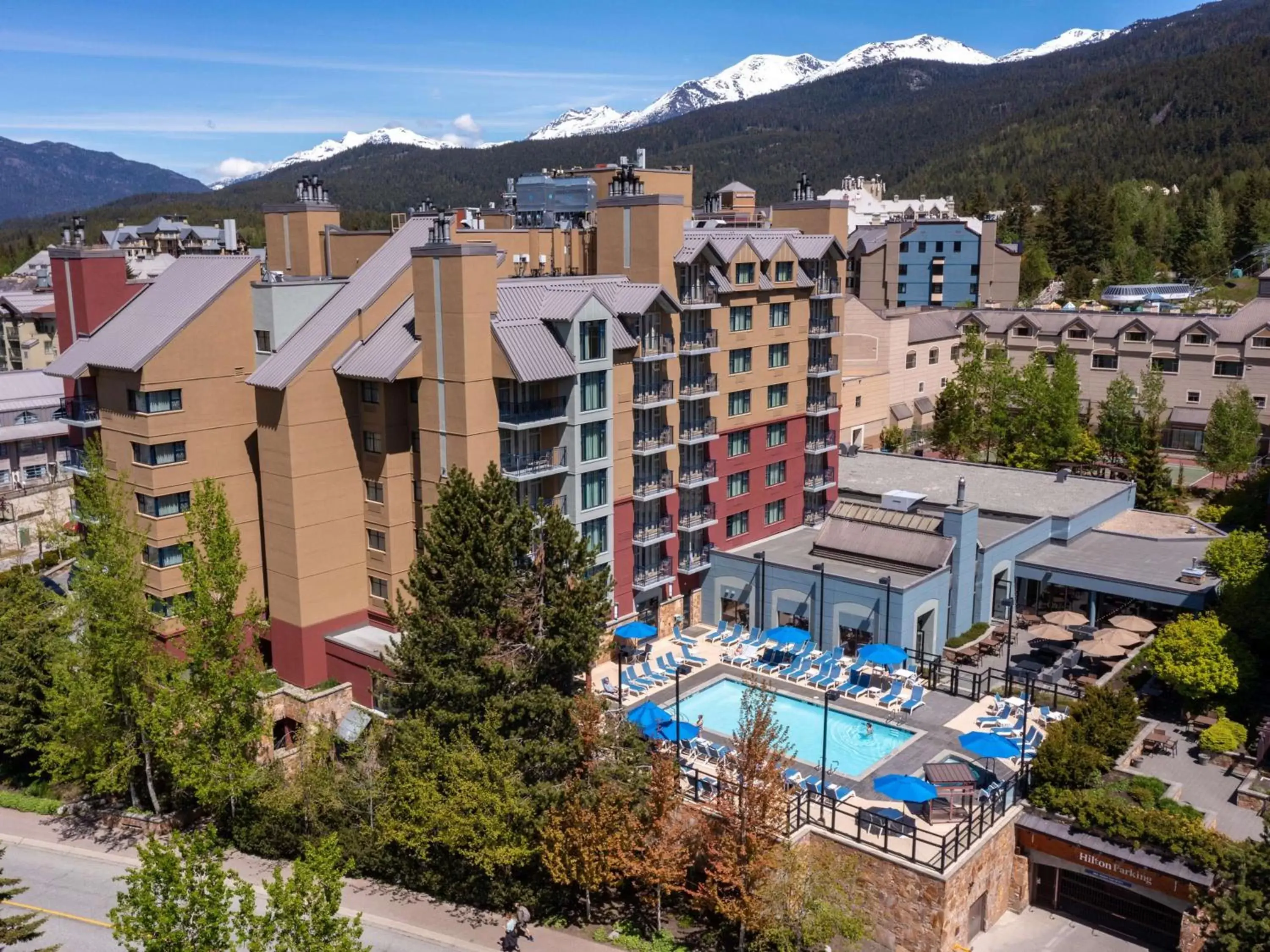 Property building, Pool View in Hilton Whistler Resort & Spa