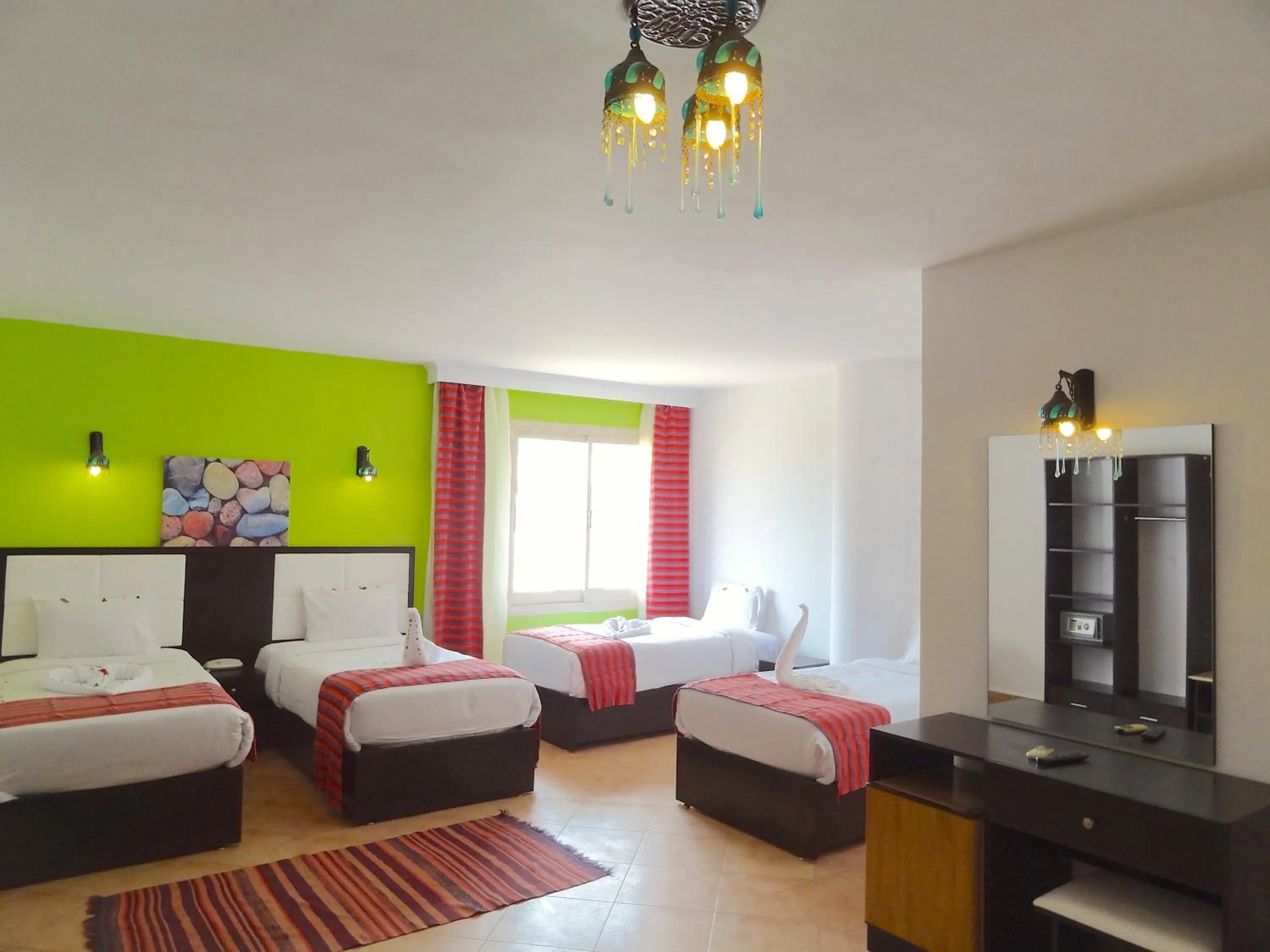 Bed in Naama Blue Hotel