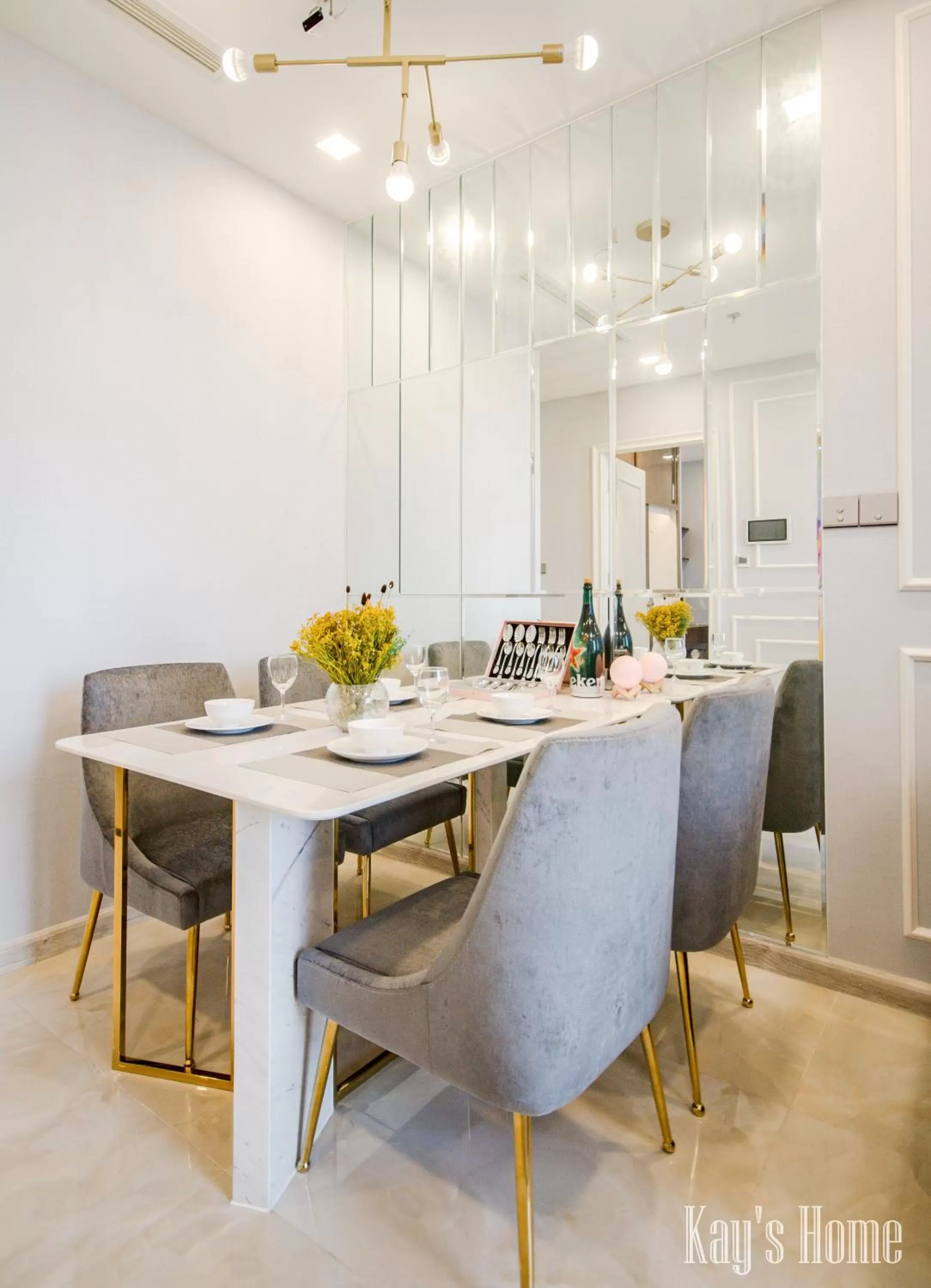Dining Area in Vinhomes Central Park-Nice Homes