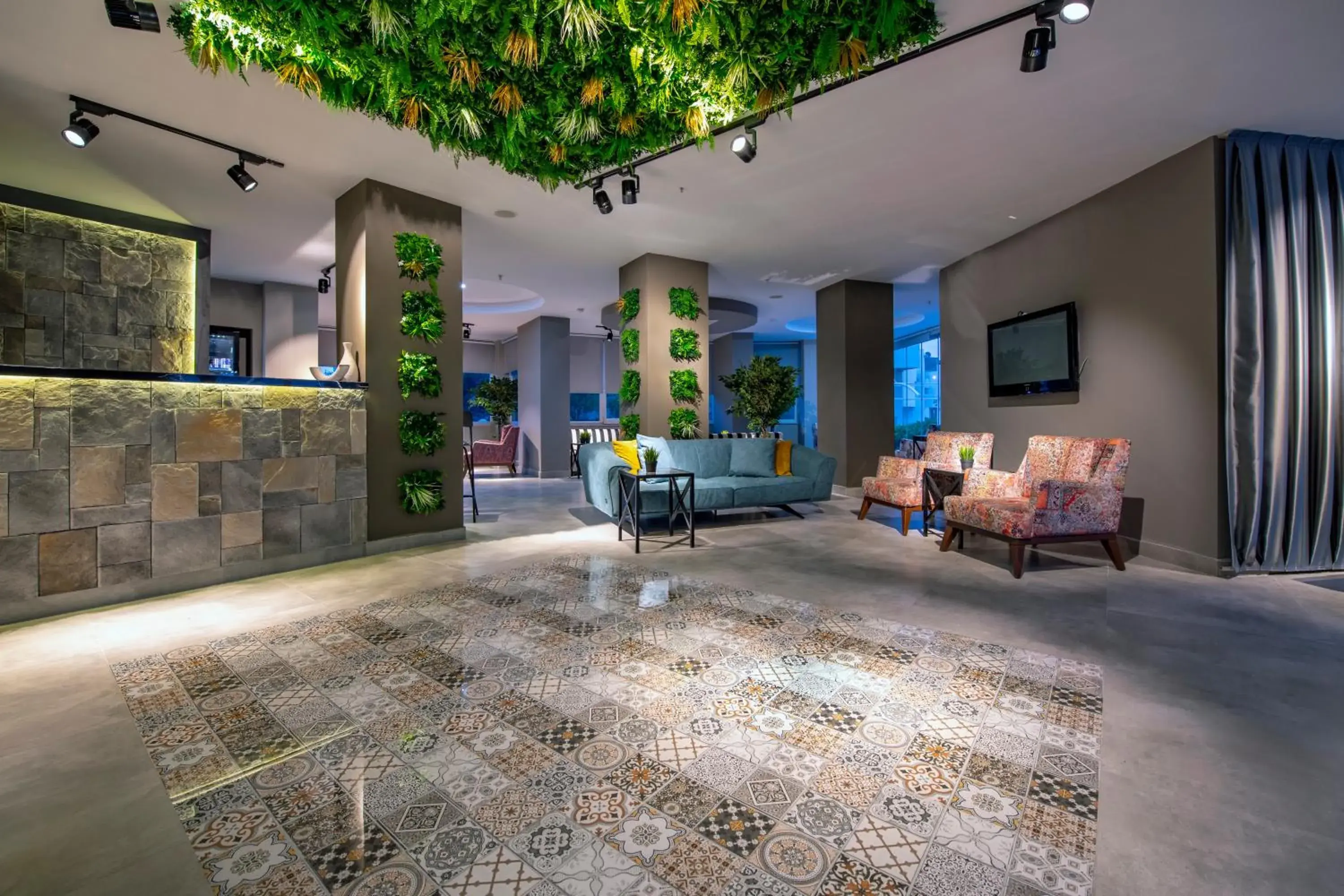 Lobby or reception in Tourist Hotel Lobby or reception in Tourist Hotel