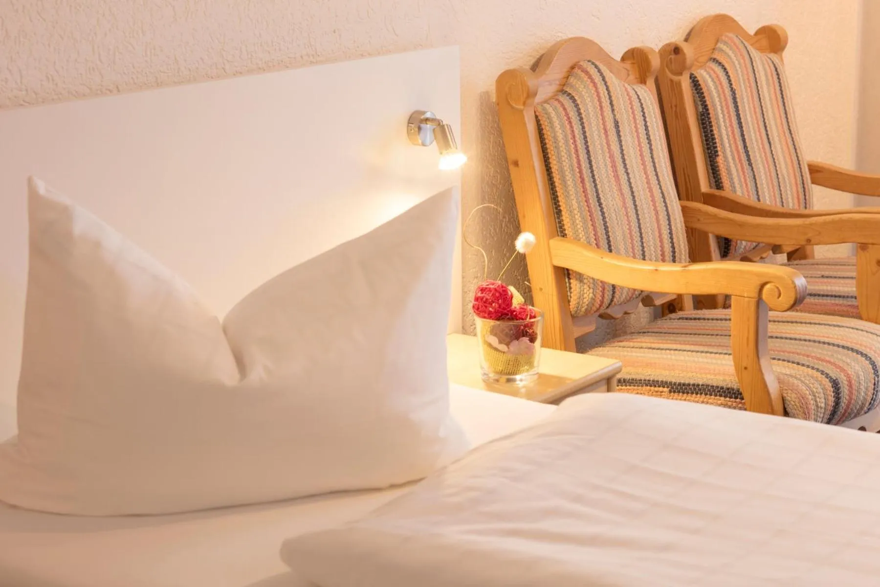 Decorative detail, Bed in Akzenthaus Alpenrose Nesselwang