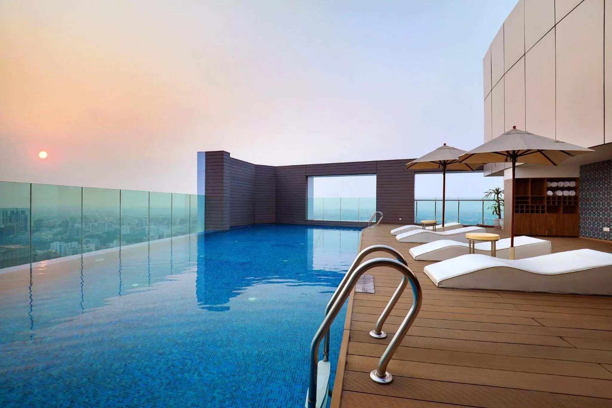 Swimming pool in Crowne Plaza Dhaka Gulshan by IHG