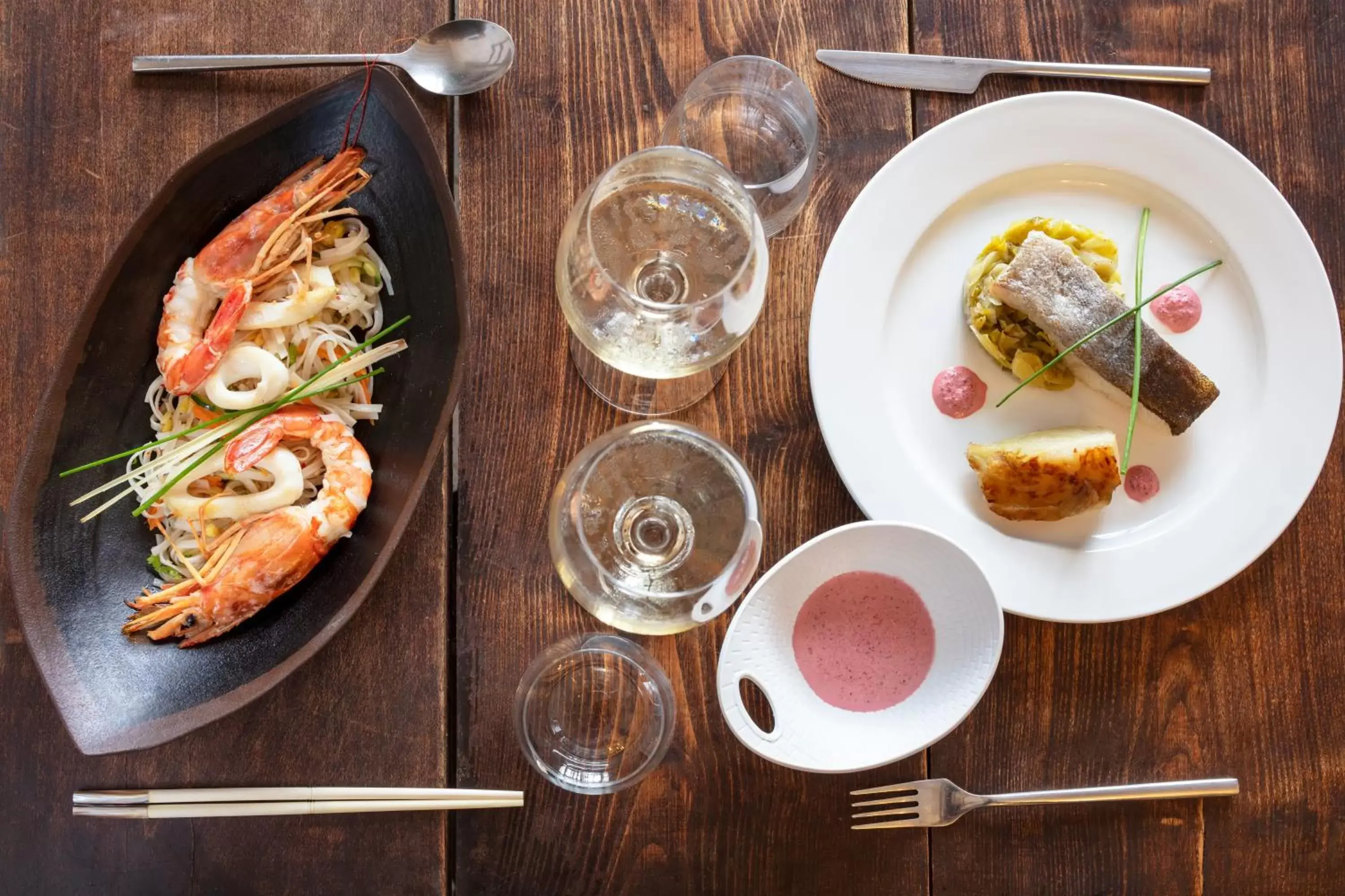 Food close-up in Hotel La Chaumière