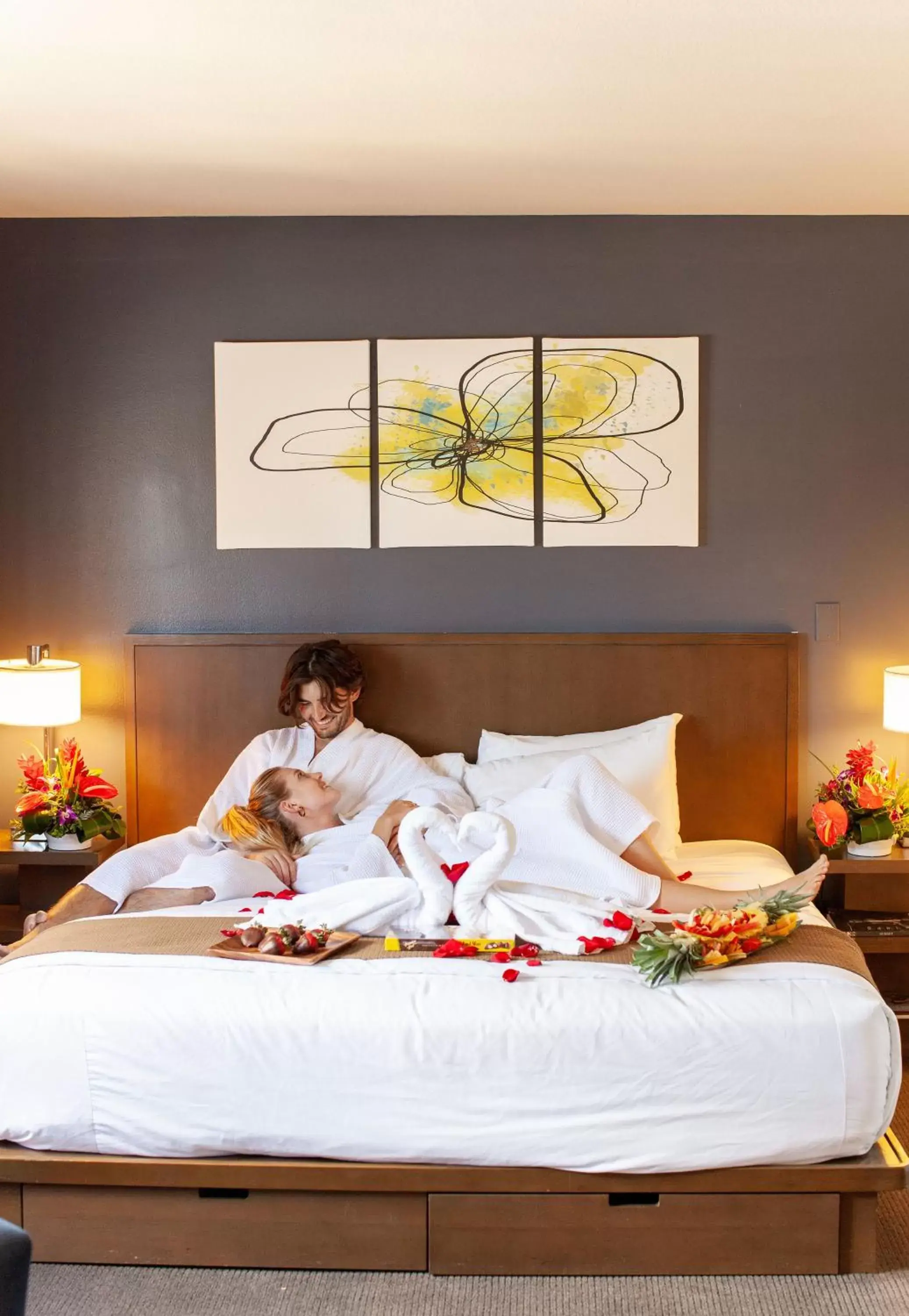 Bed in VIVE Hotel Waikiki Bed in VIVE Hotel Waikiki