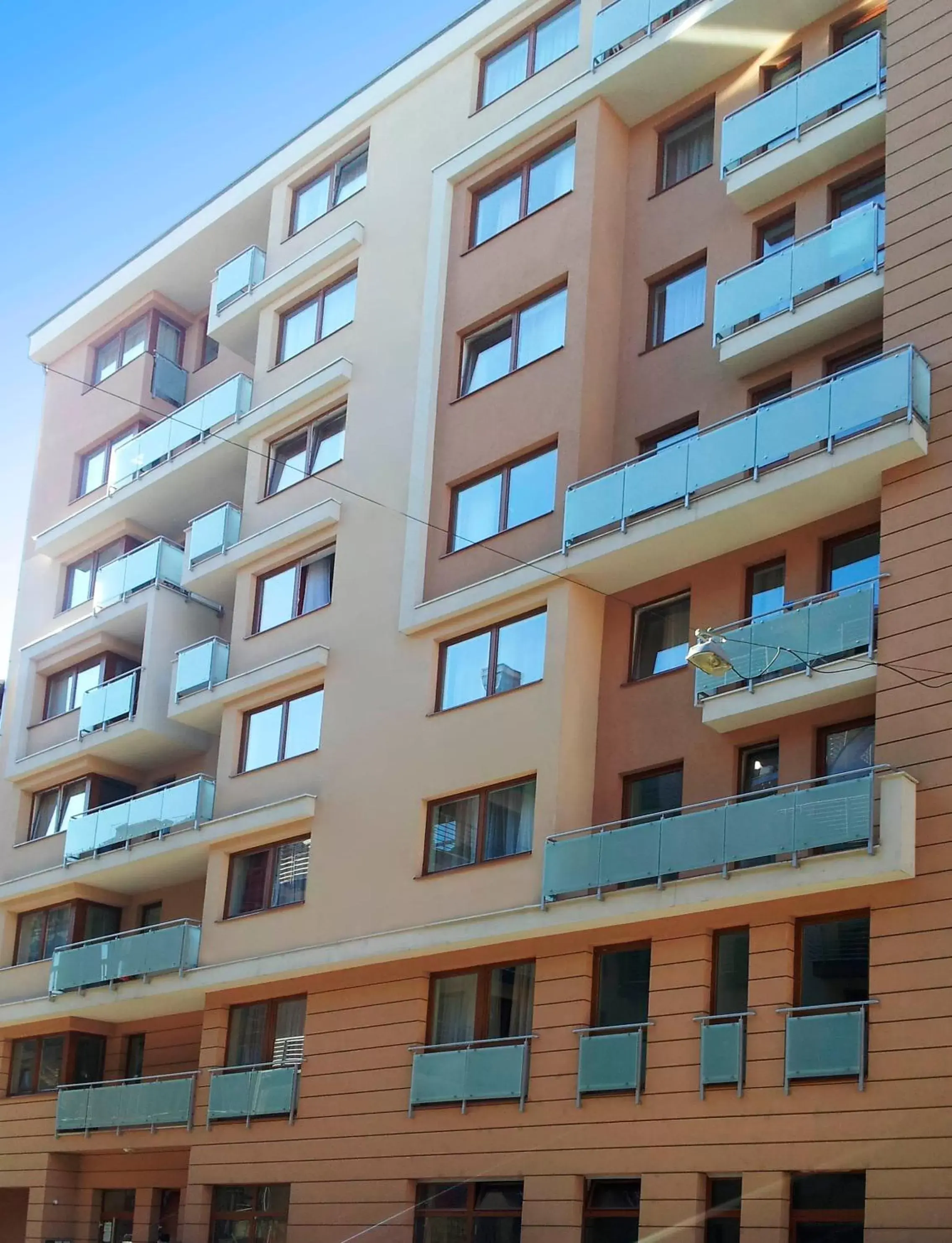 Facade/entrance, Property Building in Corvin Plaza Apartments & Suites