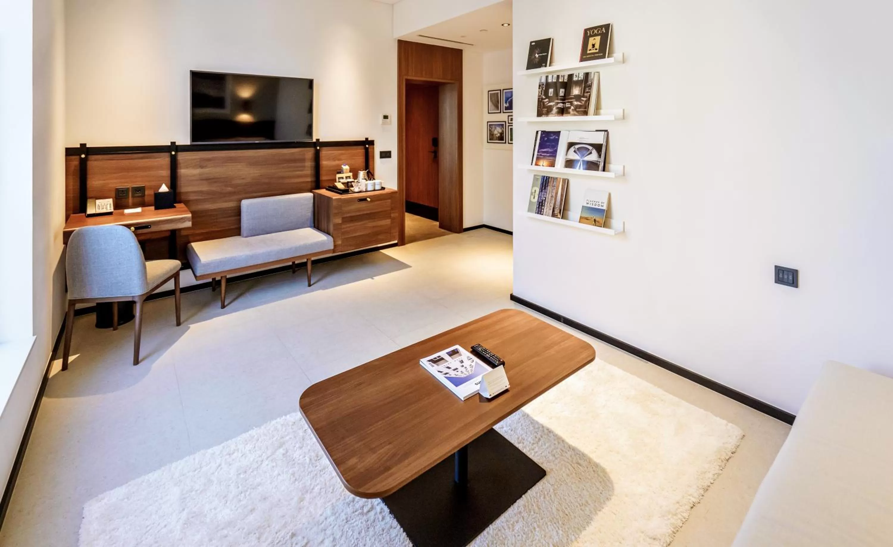 Living room in FORM Hotel Al Jaddaf, Dubai, a Member of Design Hotels