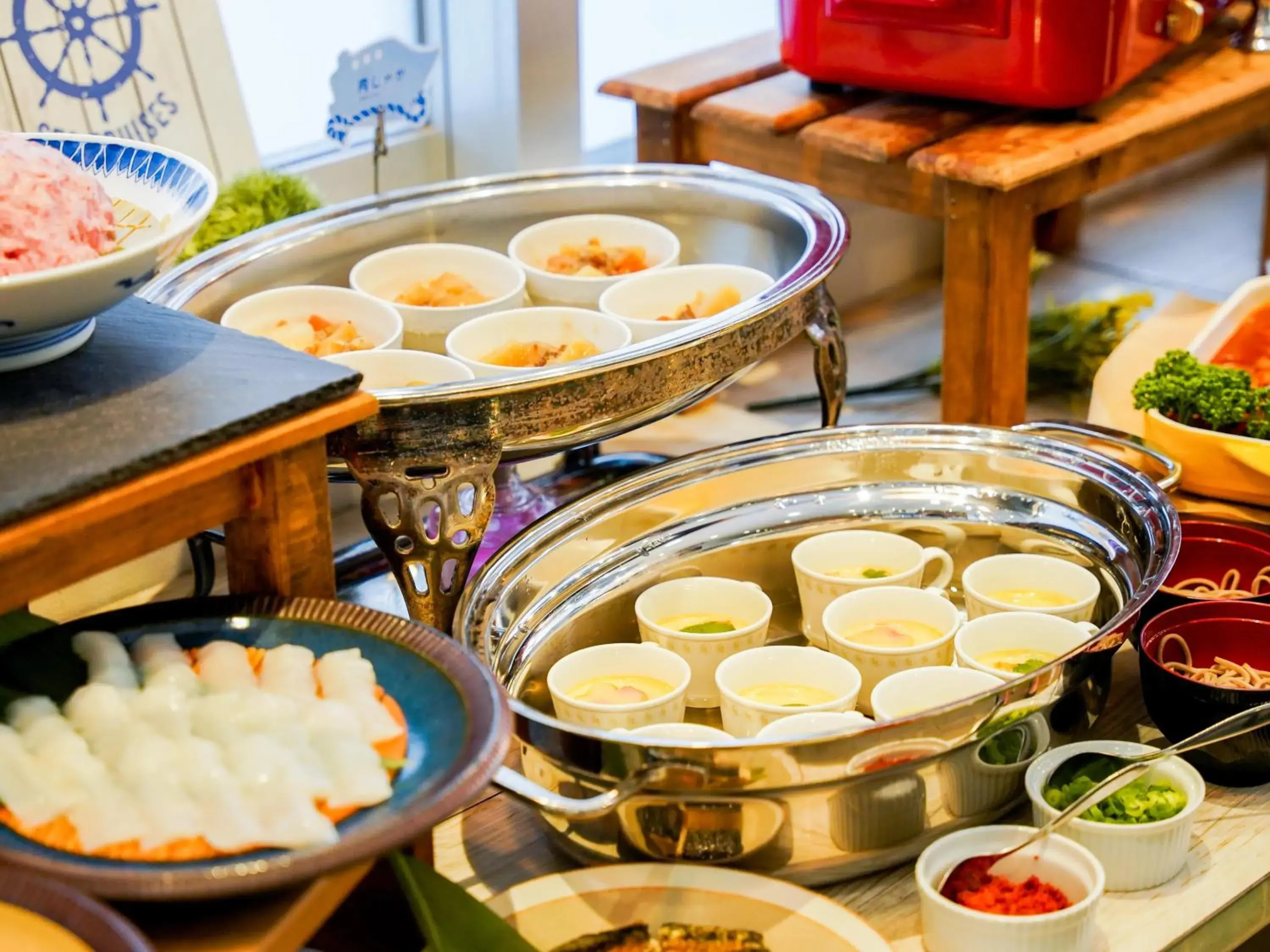 Buffet breakfast, Food in Hotel AreaOne Sakaiminato Marina