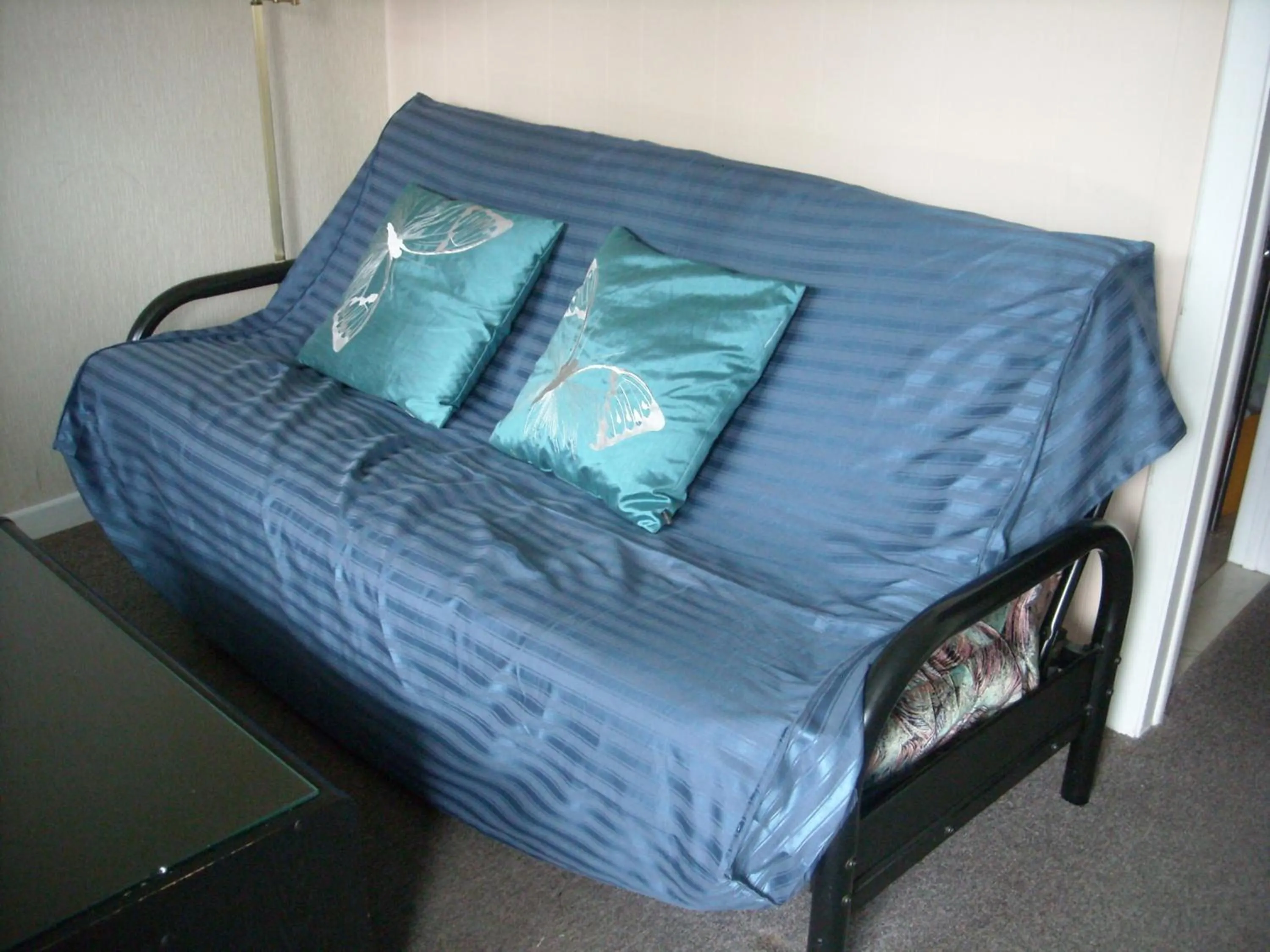 Bed in Motel le Verseau