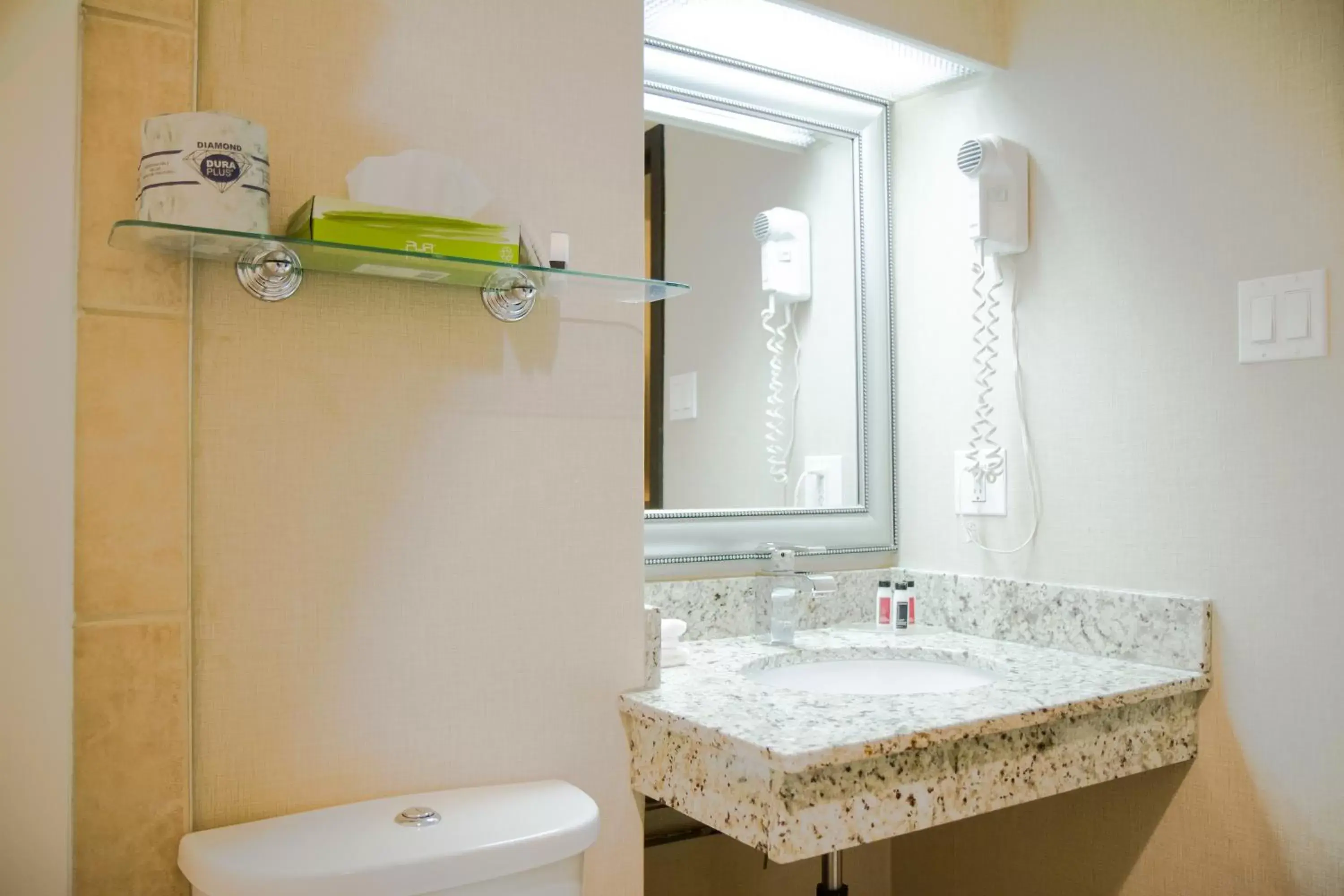 Bathroom in Wyndham Garden Medicine Hat Conference Center