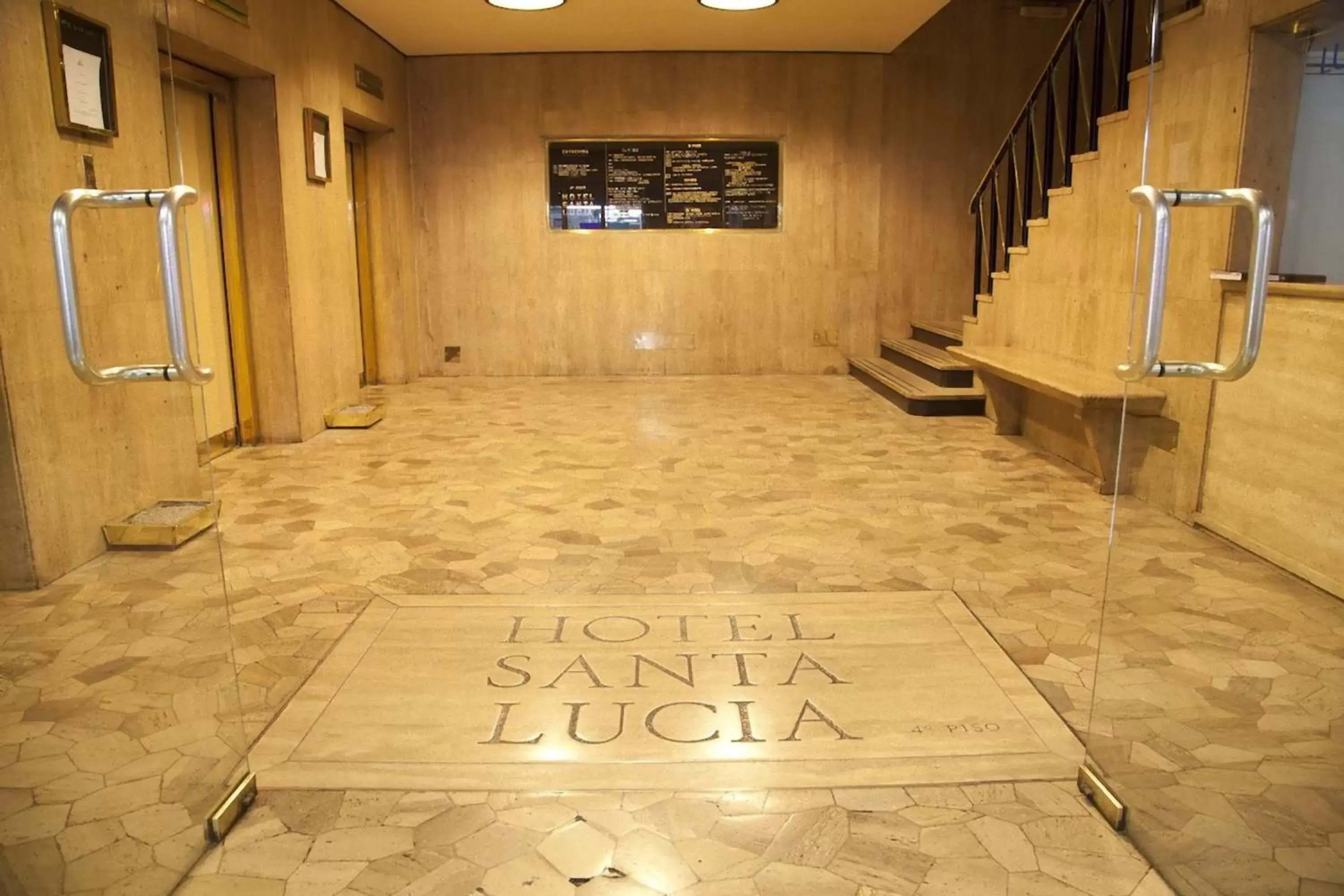 Facade/entrance in Hotel Santa Lucia