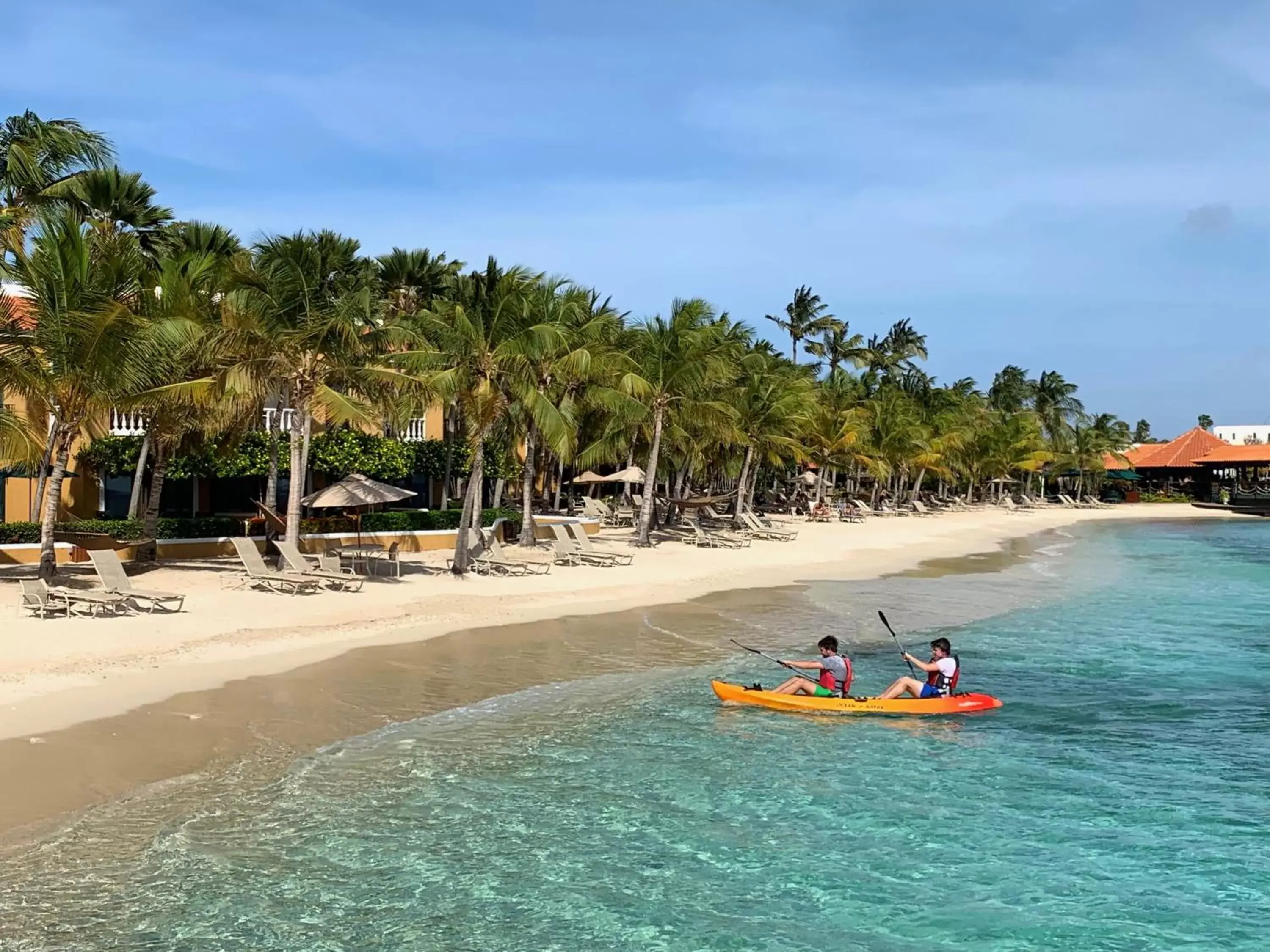 Canoeing, Beach in Harbour Village Beach Club