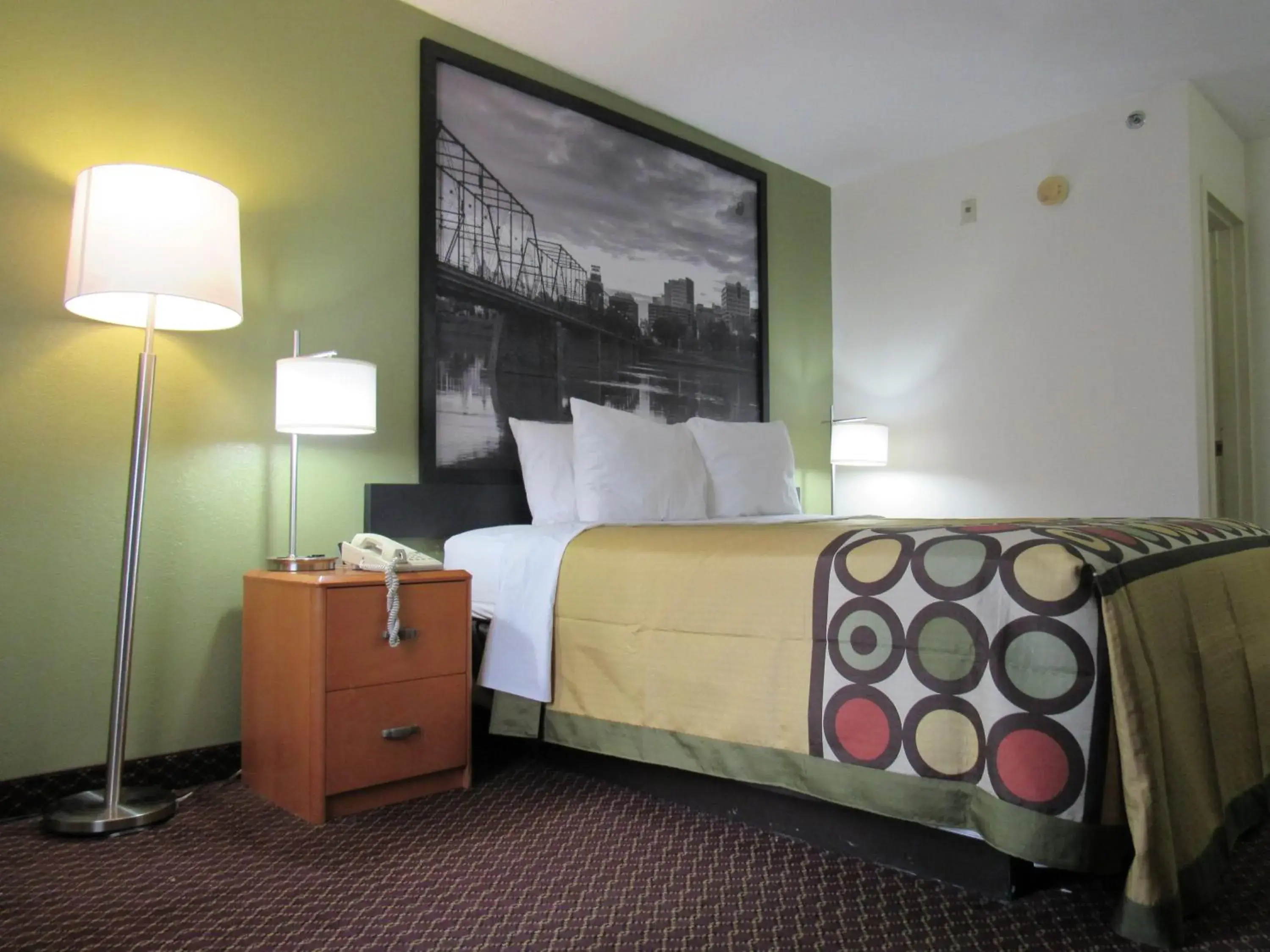 Bed in Super 8 by Wyndham New Cumberland