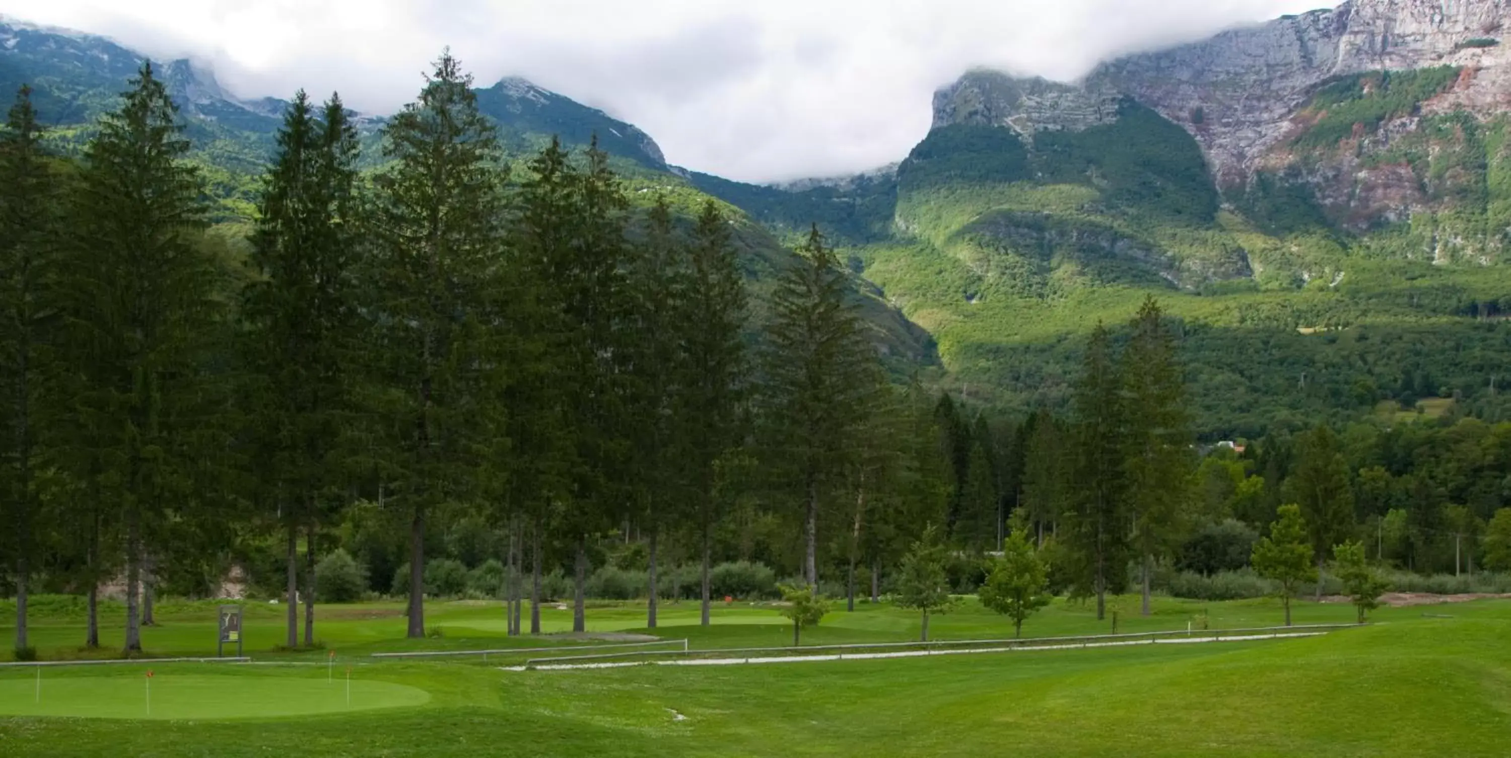 Golfcourse in Hotel Mangart