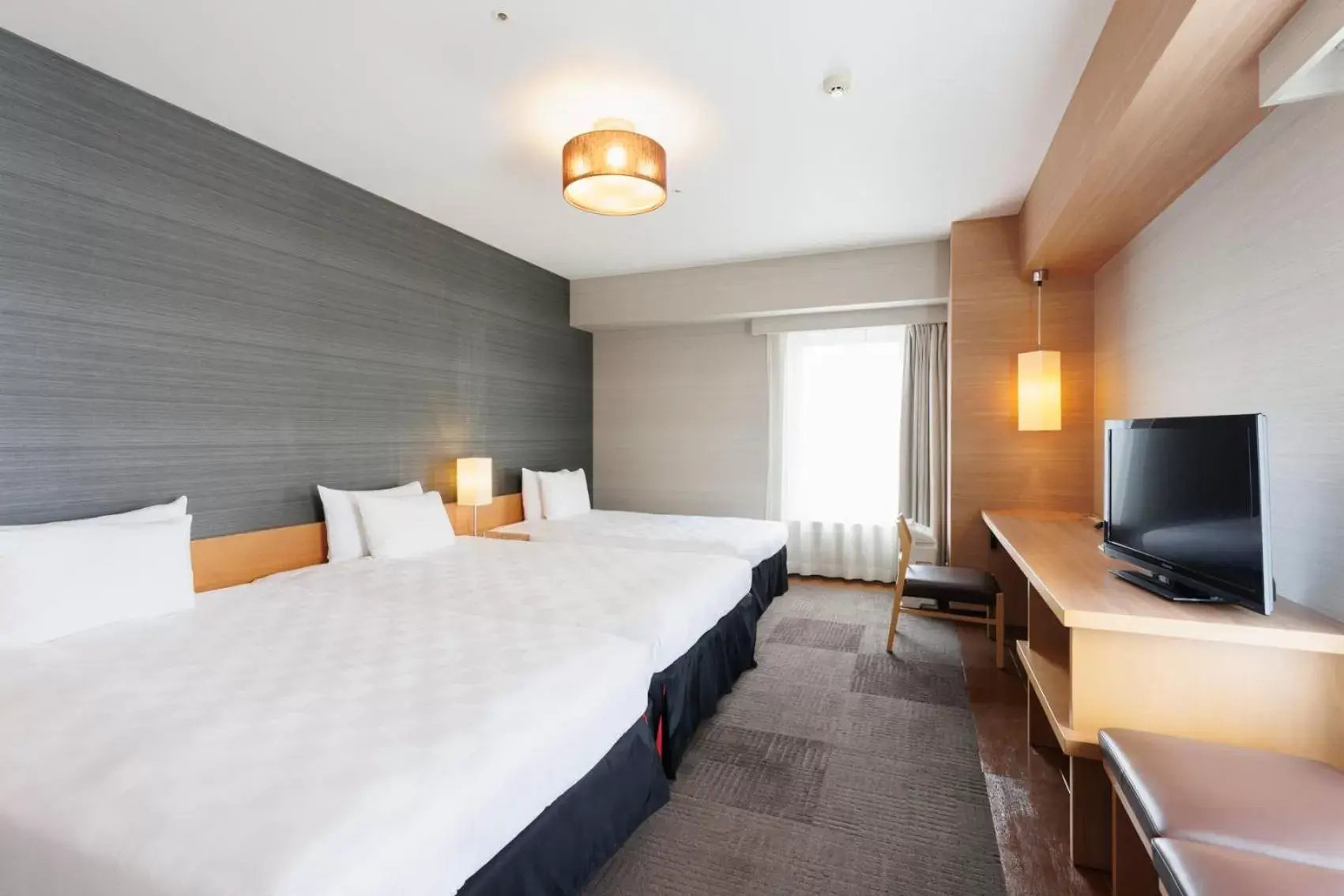 Bed in Hotel Resol Trinity Hakata