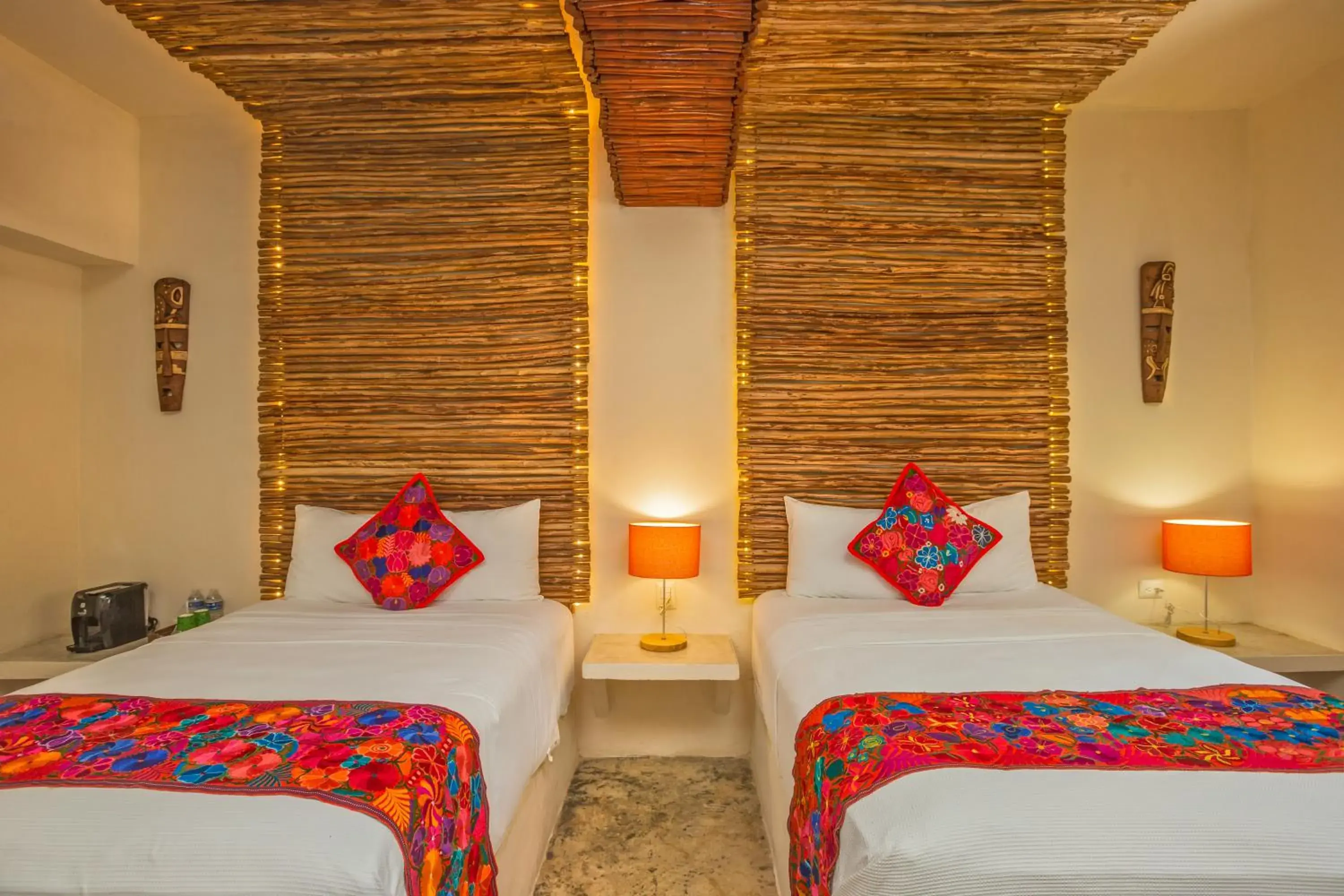 Bed in Tierra maya Hotel & Sanctuary