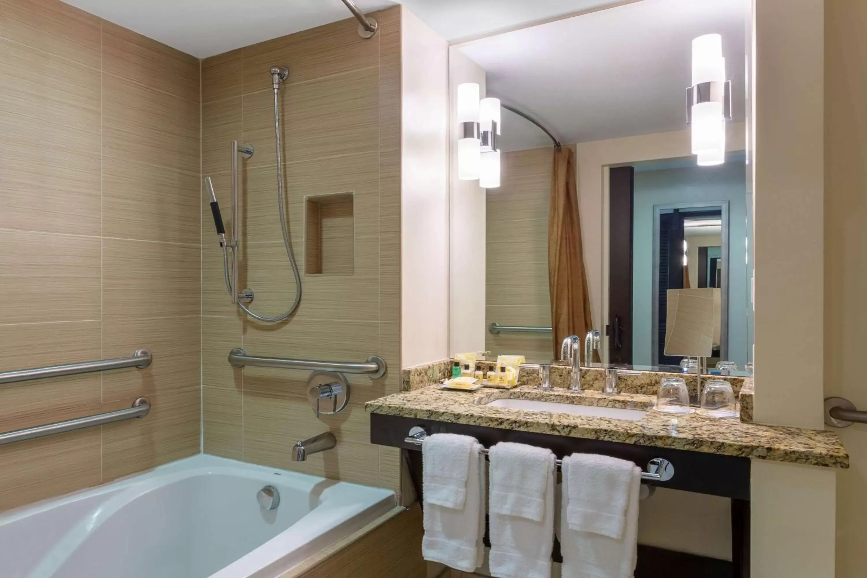 Shower, Bathroom in Wyndham Deerfield Beach Resort