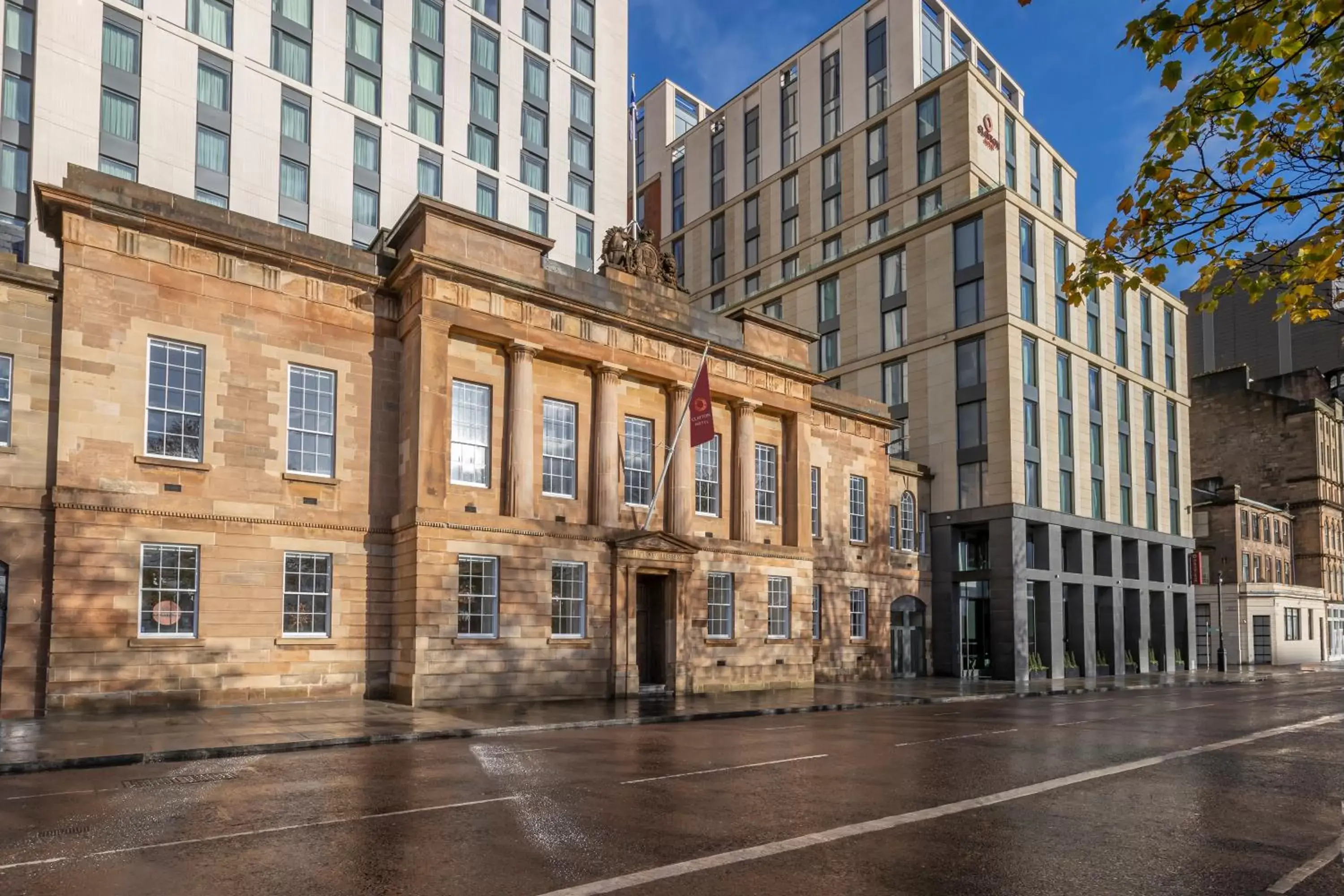 Property building in Clayton Hotel Glasgow City