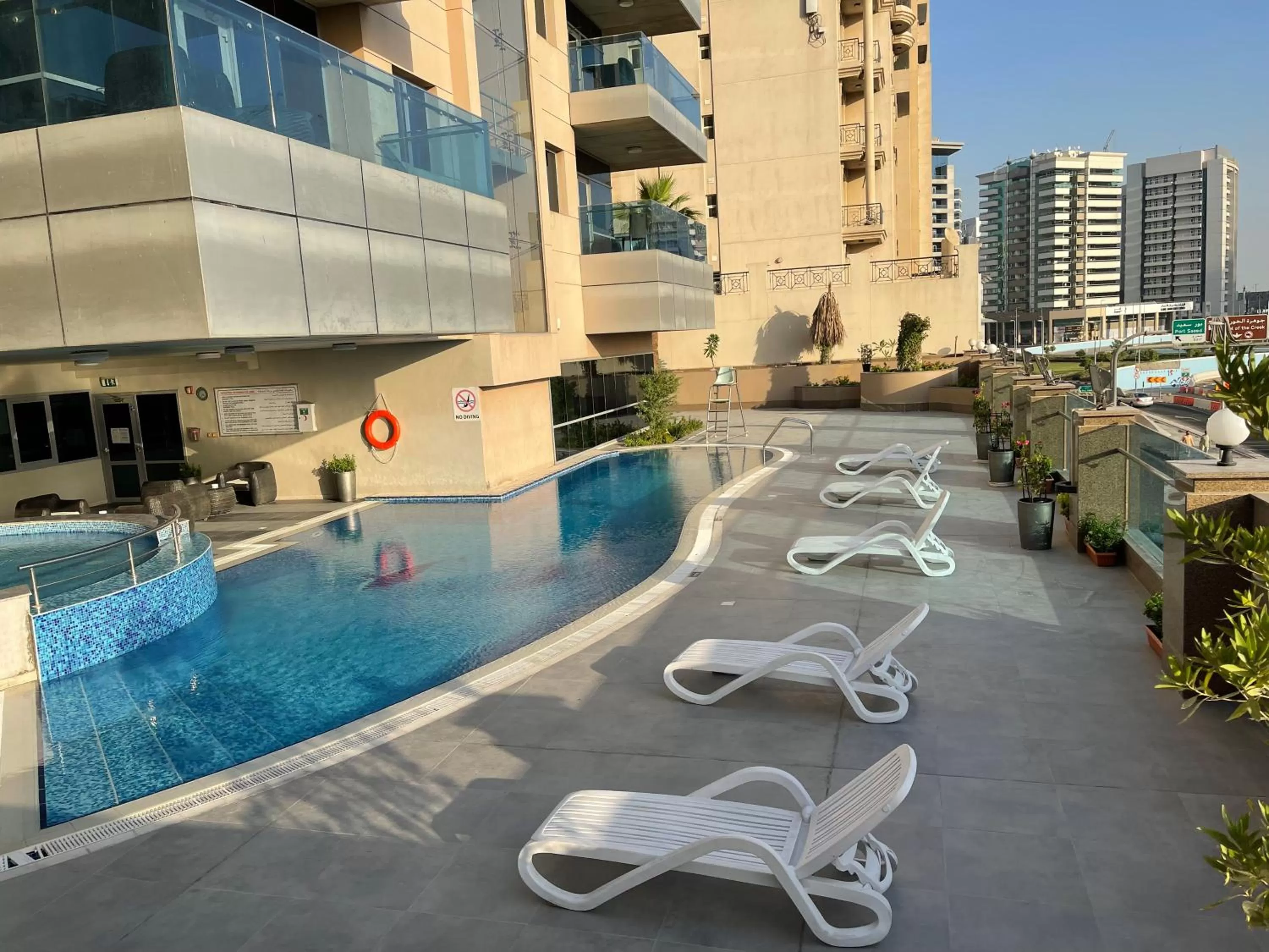 Swimming pool in Tulip Creek Hotel Apartments