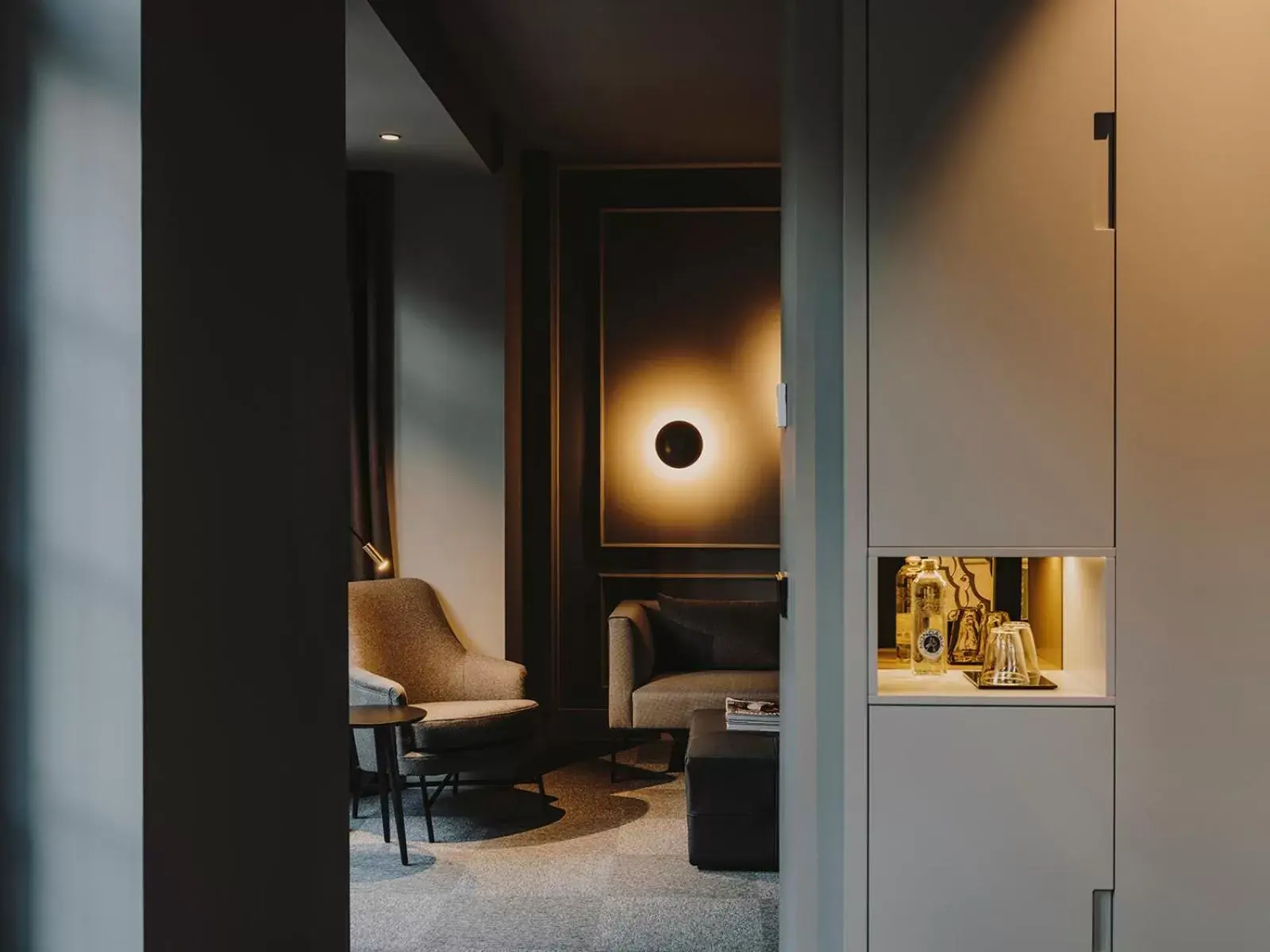 Decorative detail, Seating Area in El Môderne Hotel