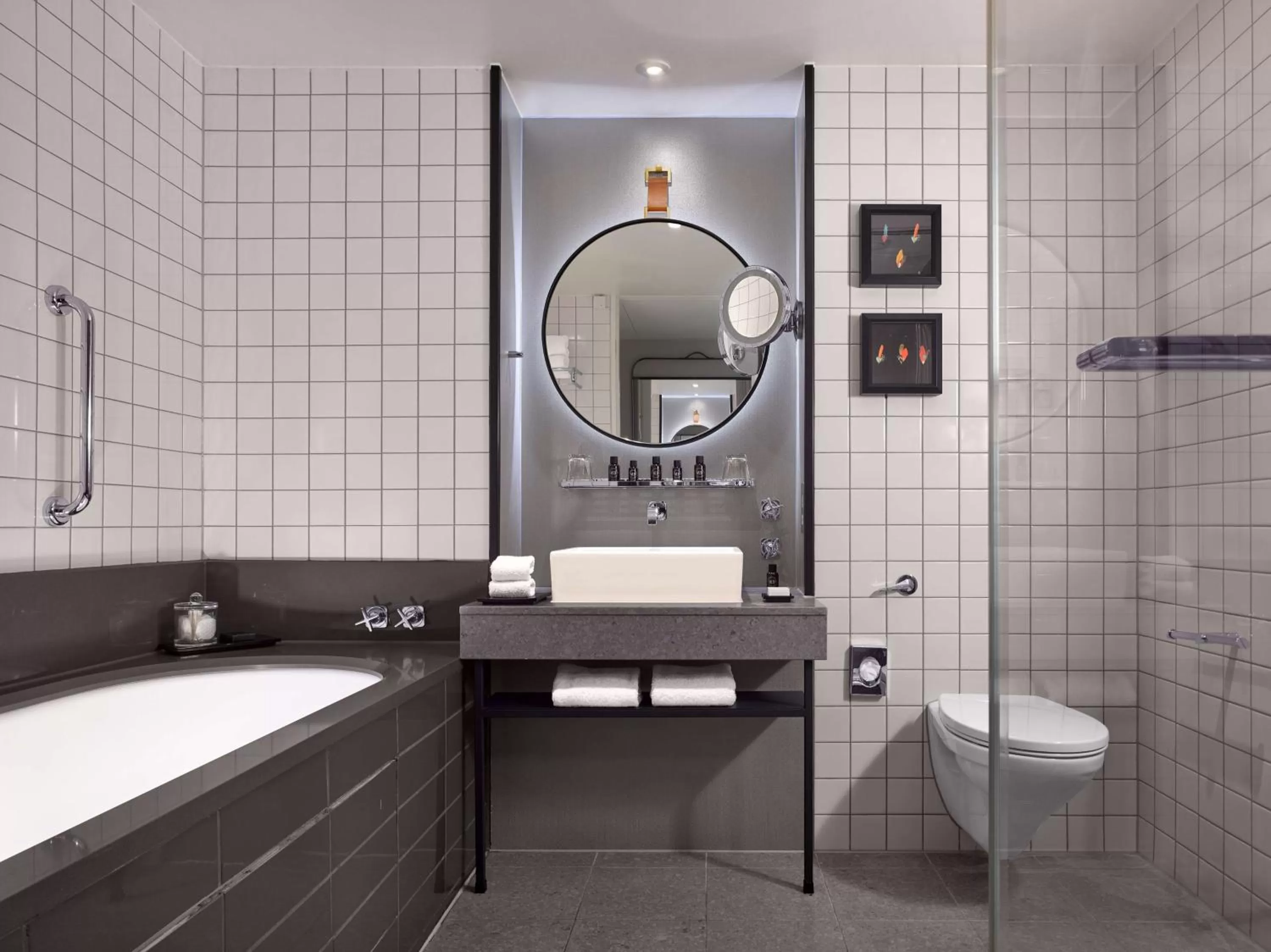 Bathroom in The Trafalgar St. James, London Curio collection by Hilton