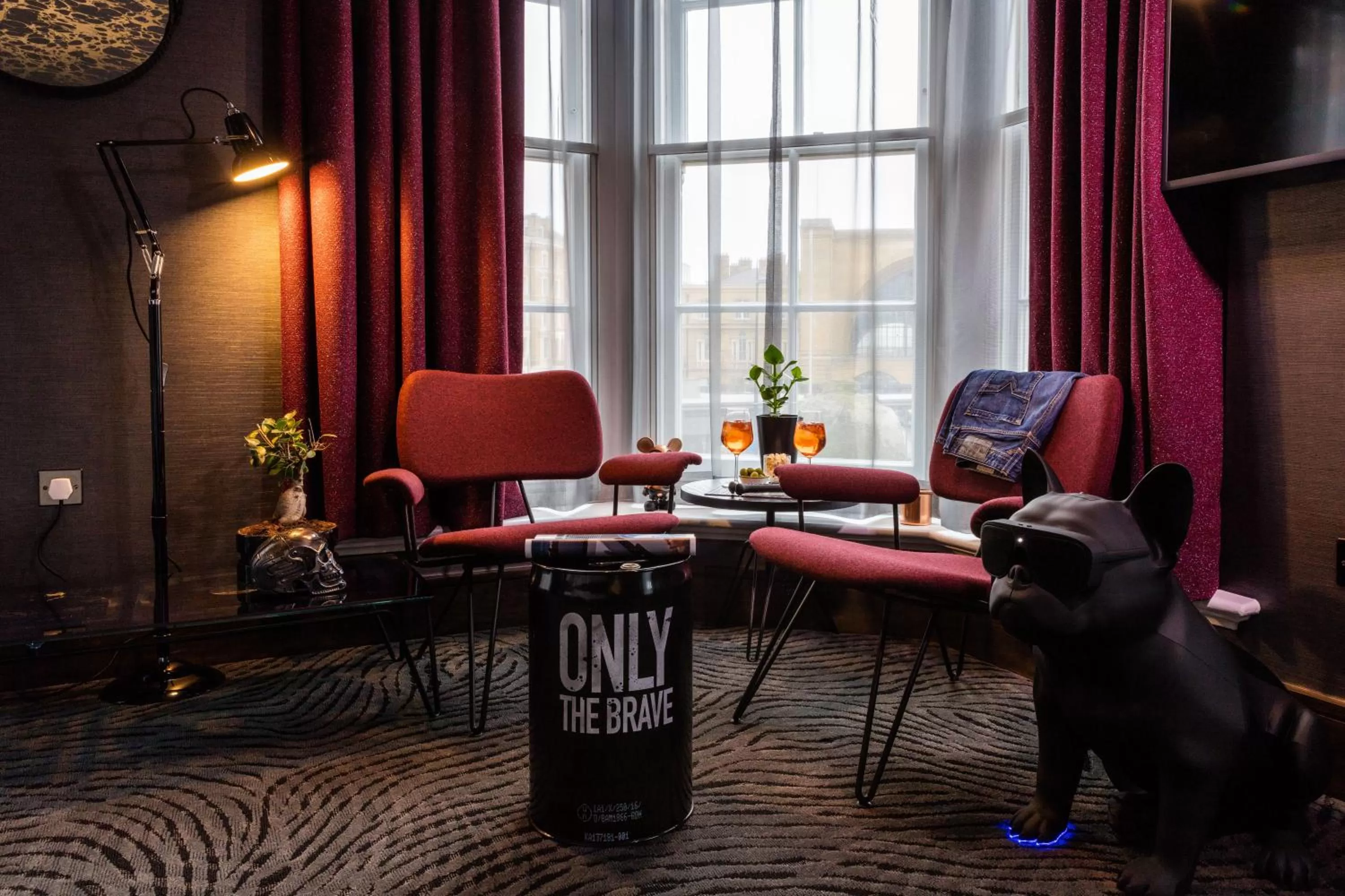 Decorative detail in The Megaro Hotel - Kings Cross St Pancras, London