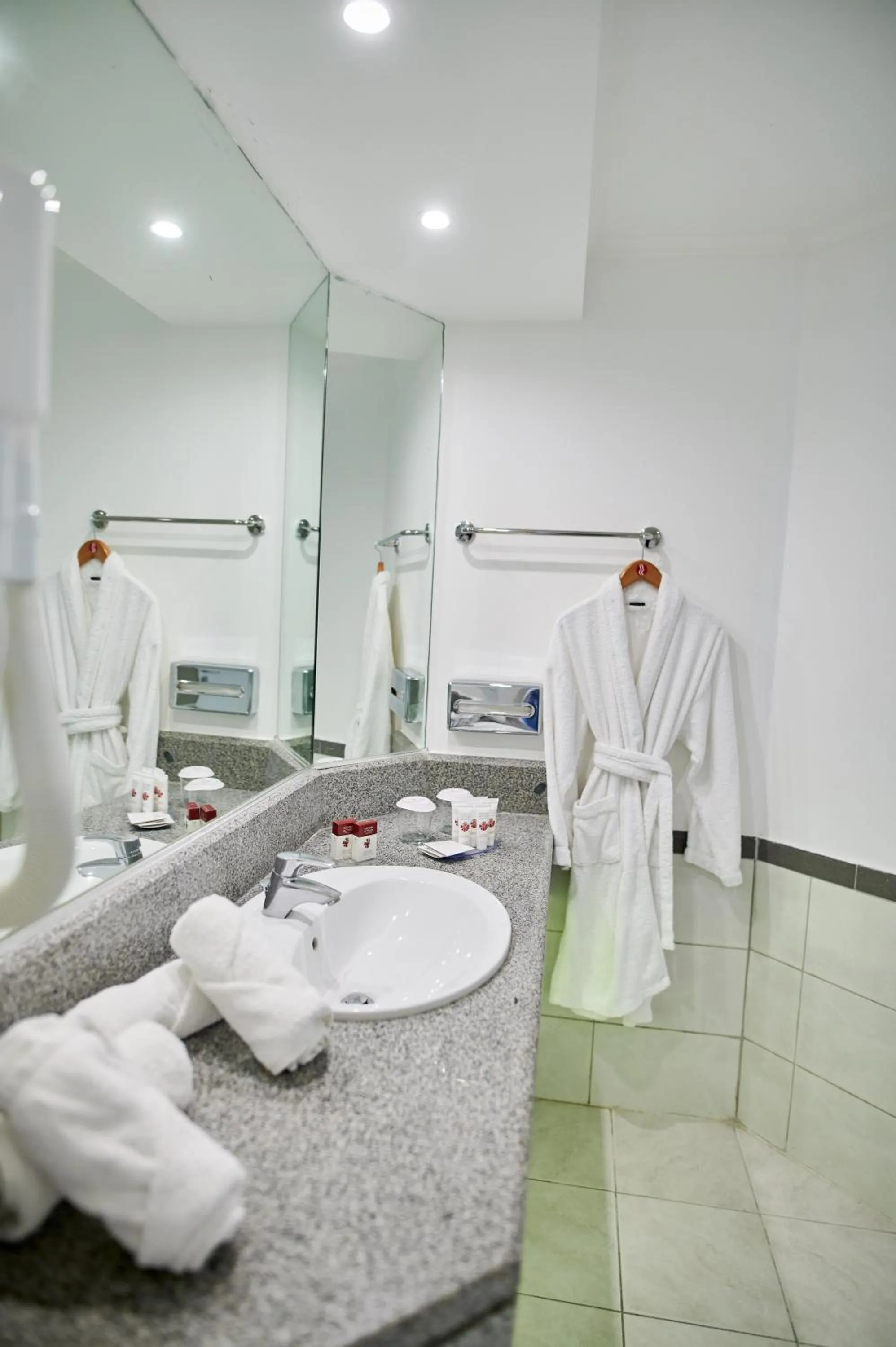 Bathroom in Ramada Plaza by Wyndham Thraki