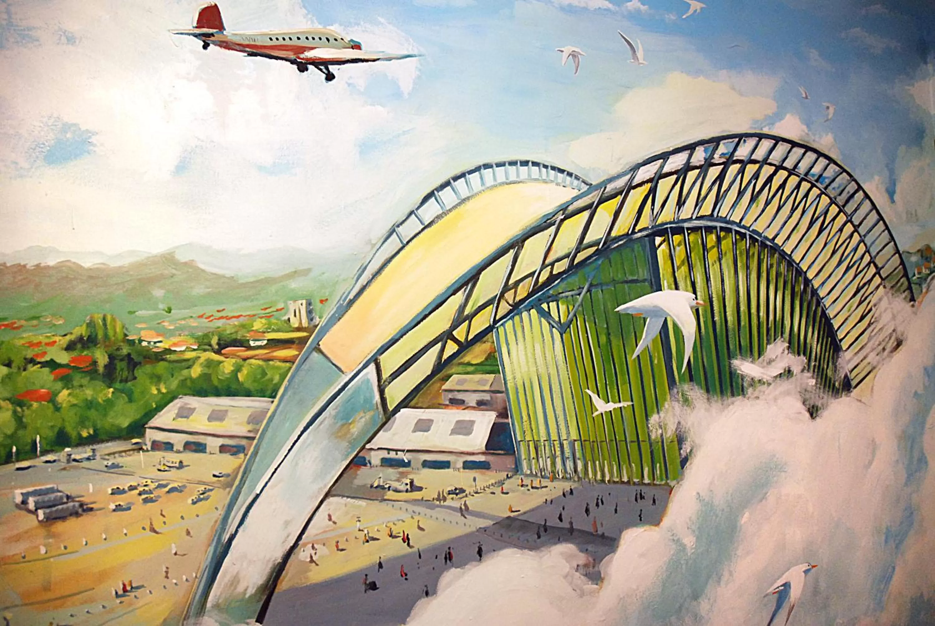 Natural landscape in ibis budget Aéroport Lyon Saint Exupéry