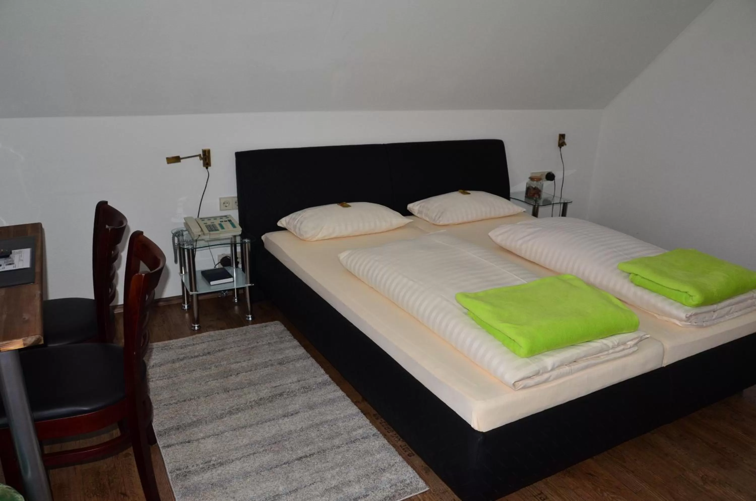 Bed in Hotel Mörike