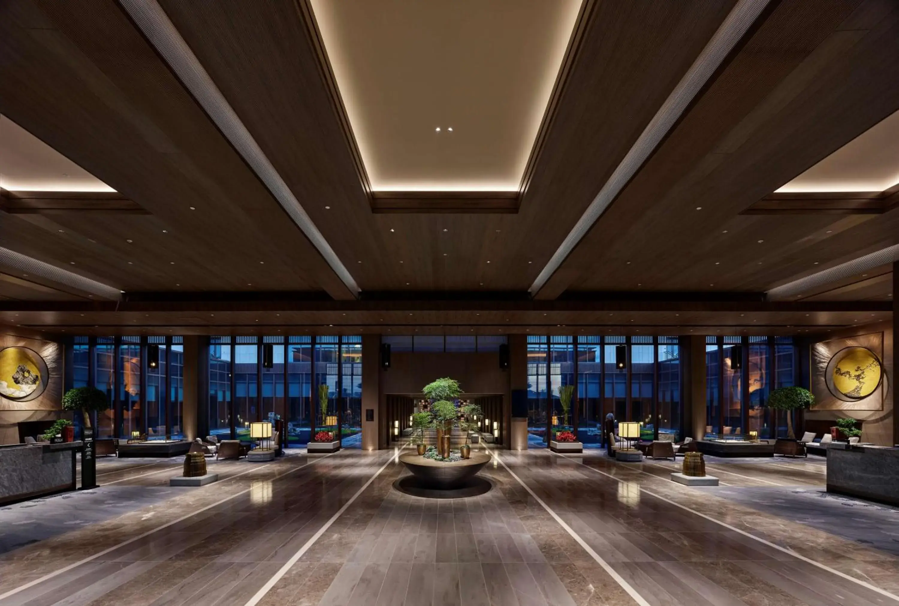 Lobby or reception in Hilton Shanghai Songjiang Guangfulin