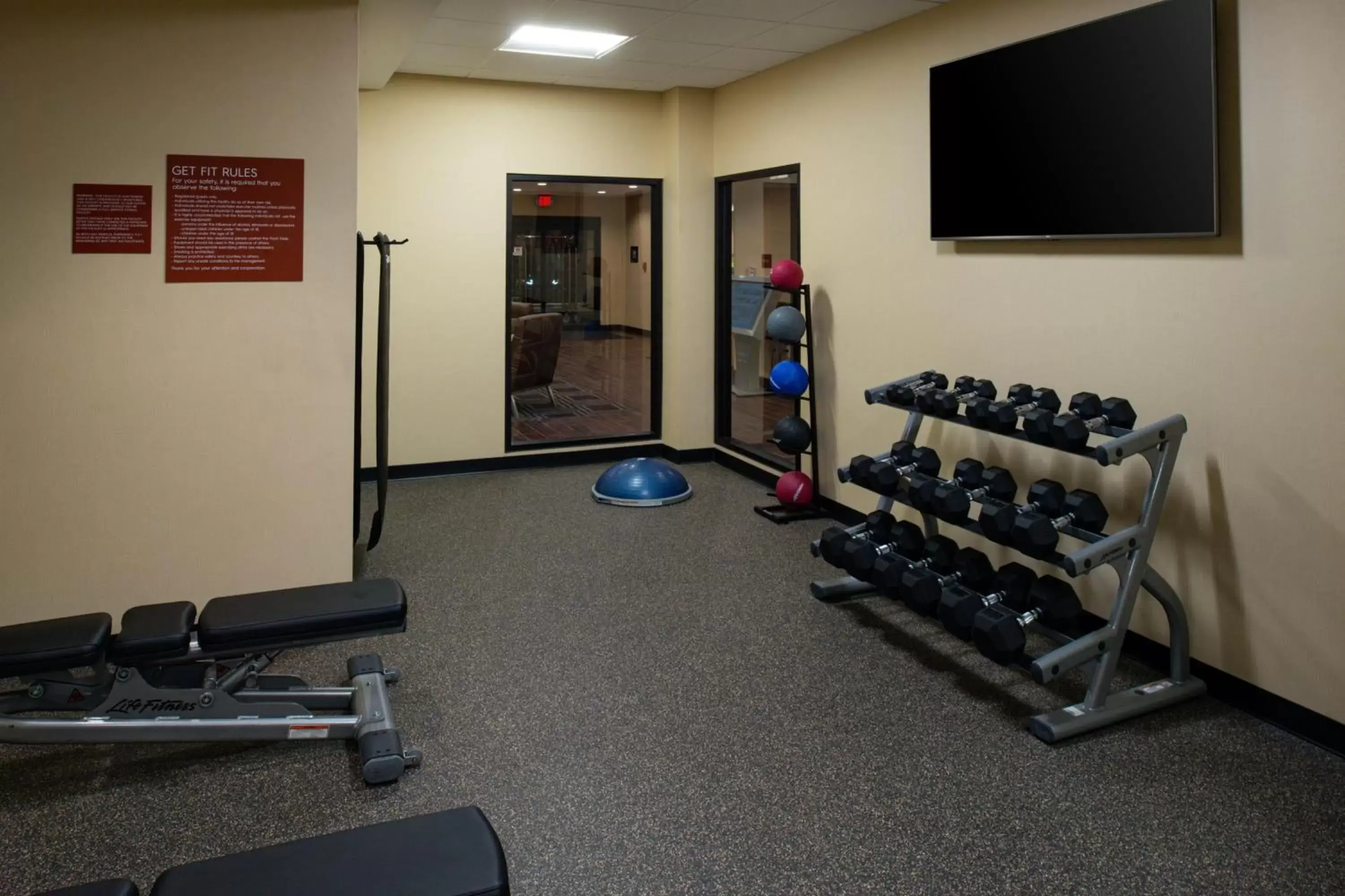 Fitness centre/facilities, Fitness Center/Facilities in TownePlace Suites by Marriott Detroit Belleville