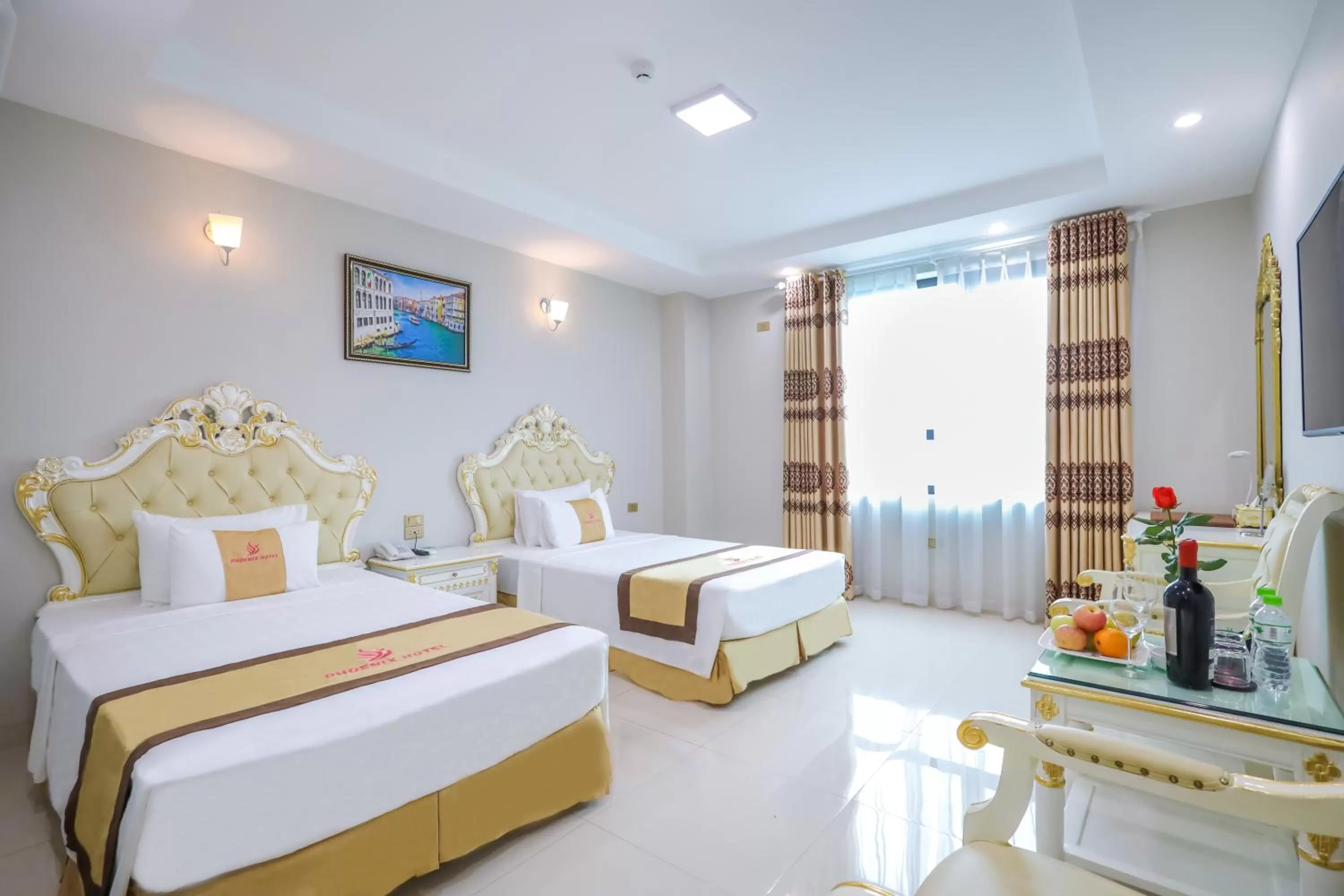 Bed in Khách Sạn Phượng Hoàng 3