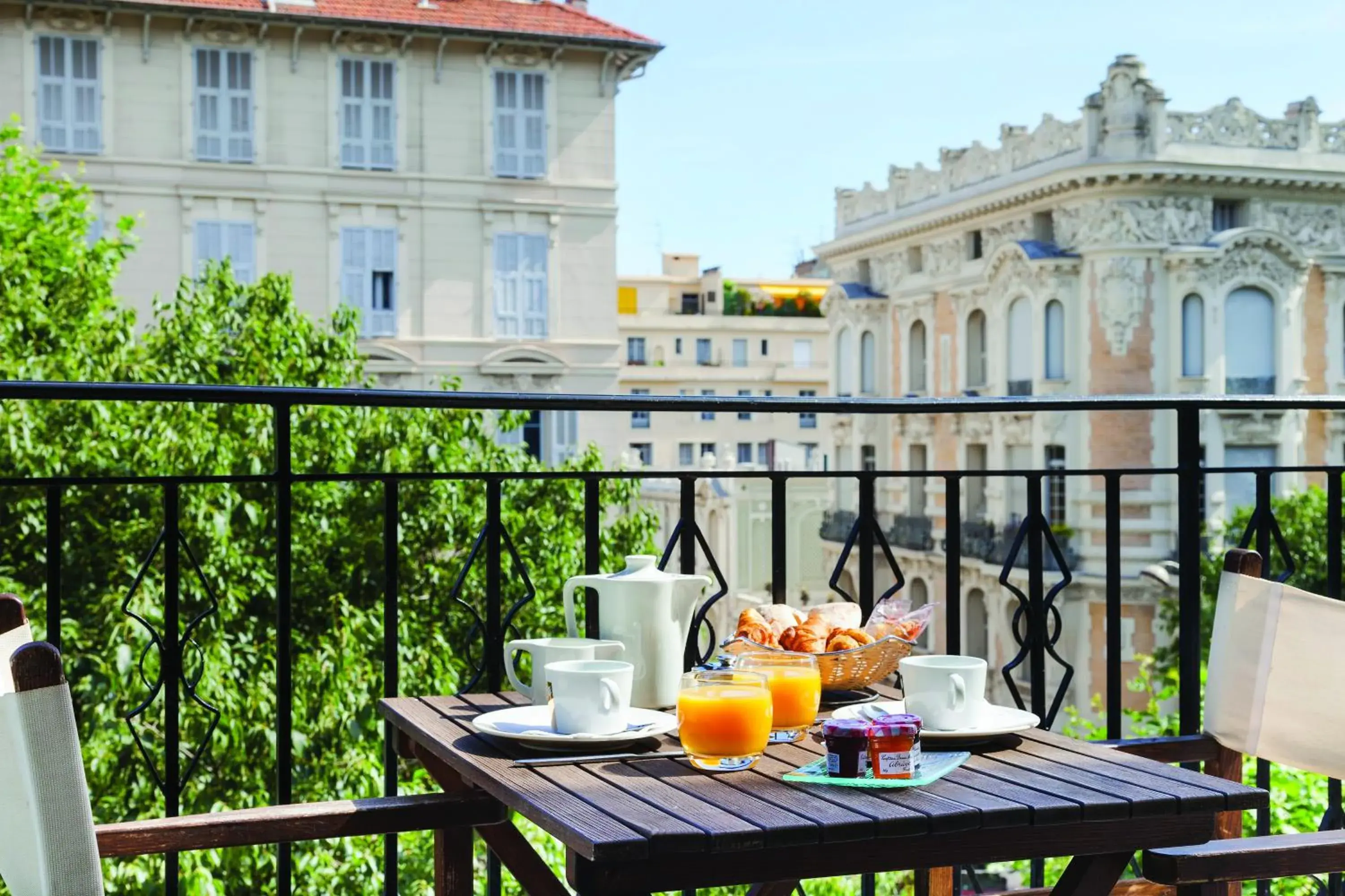 Balcony/Terrace in La Malmaison Nice Boutique Hôtel