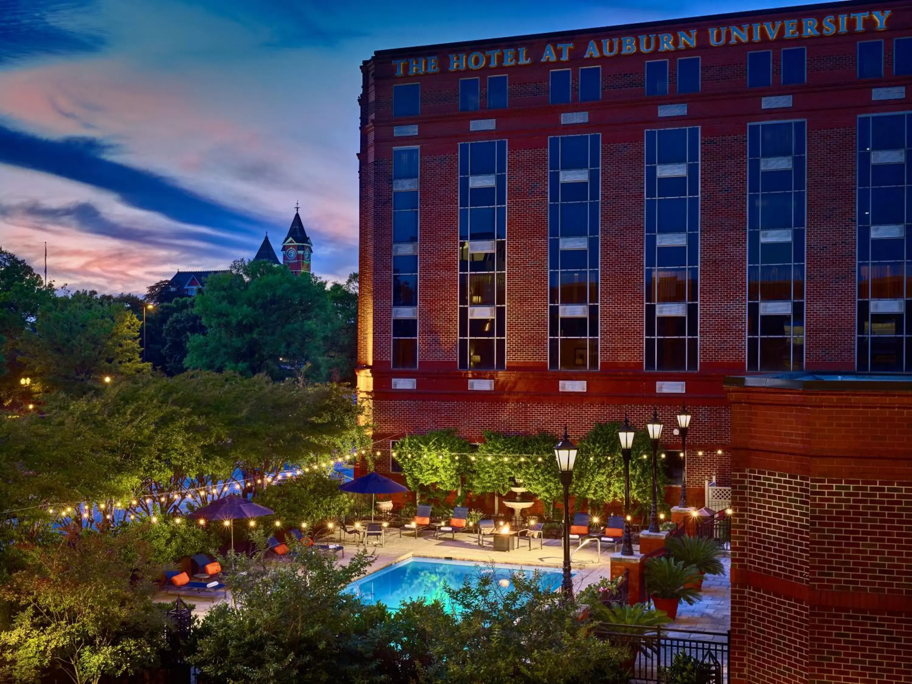 Property building, Pool View in The Hotel at Auburn University