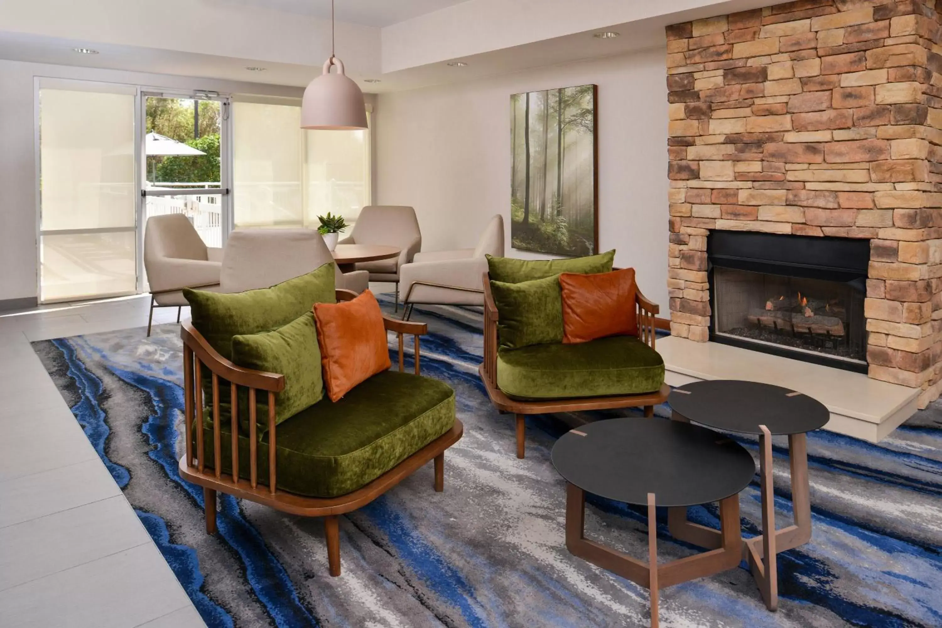 Lobby or reception, Seating Area in Fairfield Inn & Suites by Marriott Ocala