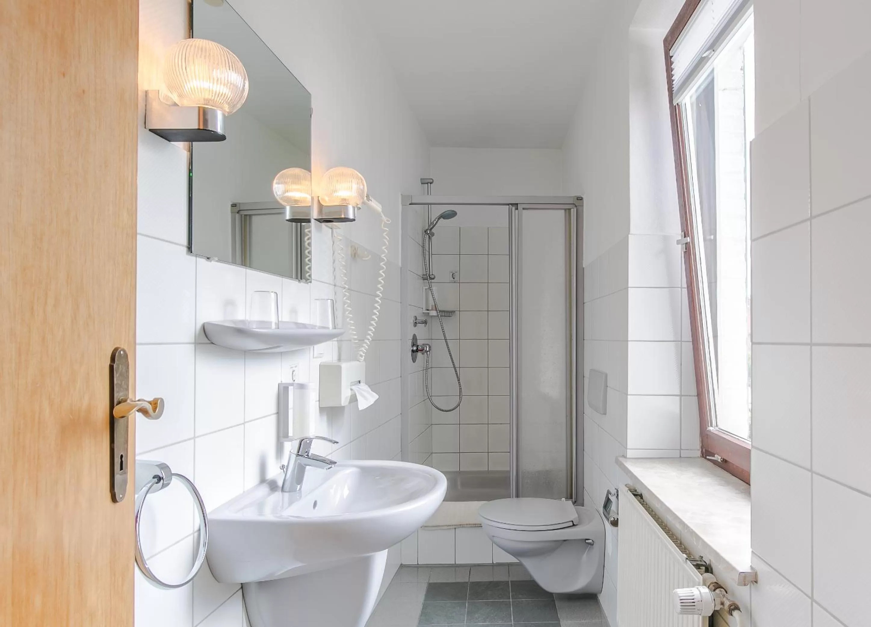 Shower in Hotel Johnsburg