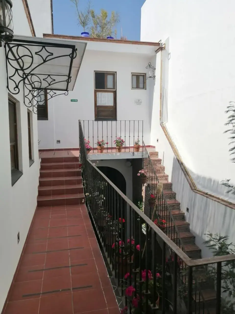 Patio, Balcony/Terrace in El Serafin Hotel Boutique