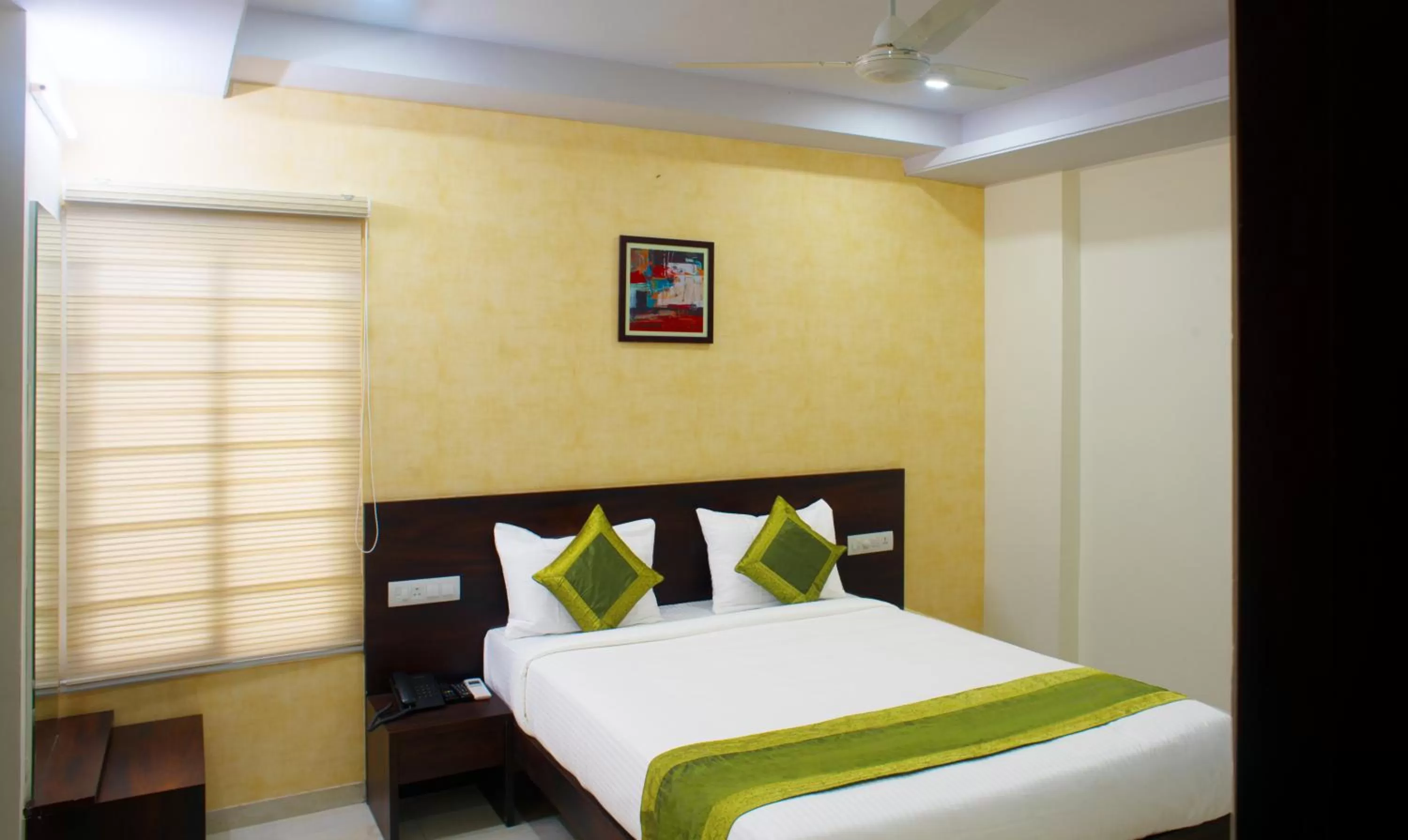 Bedroom, Bed in Treebo Celeste