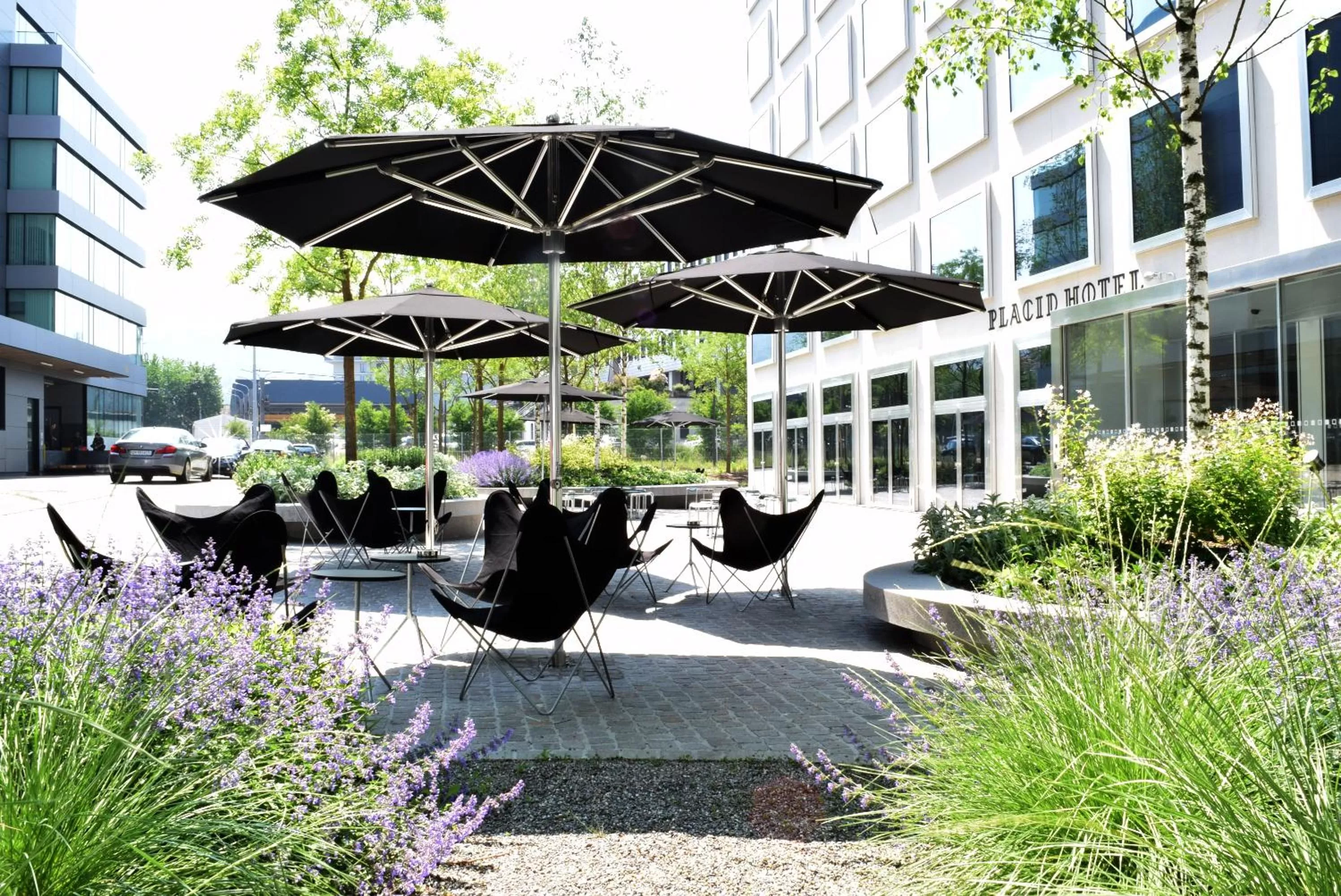 Patio in Placid Hotel Design & Lifestyle Zurich