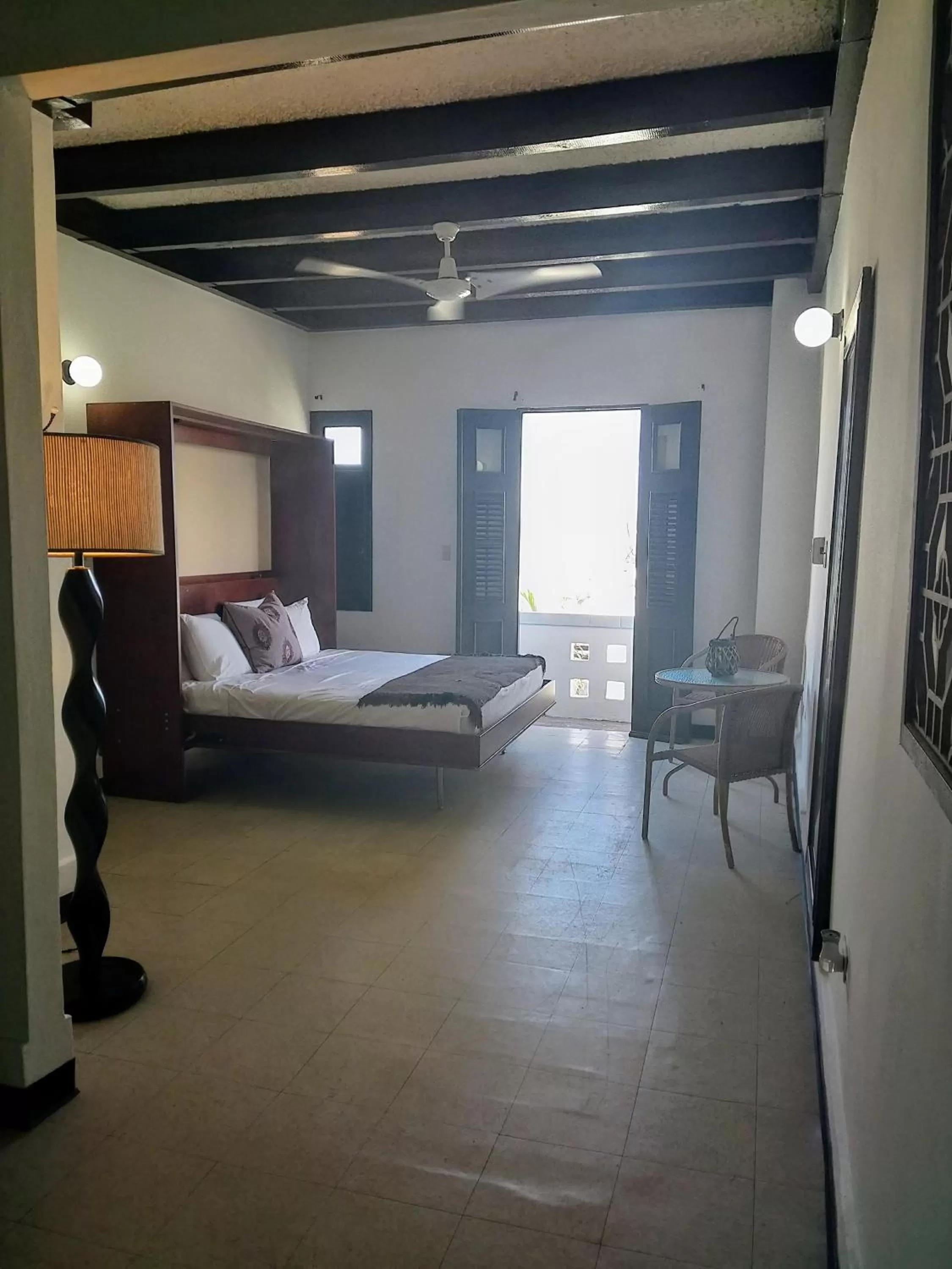 Bed in La Capitana Old San Juan Building