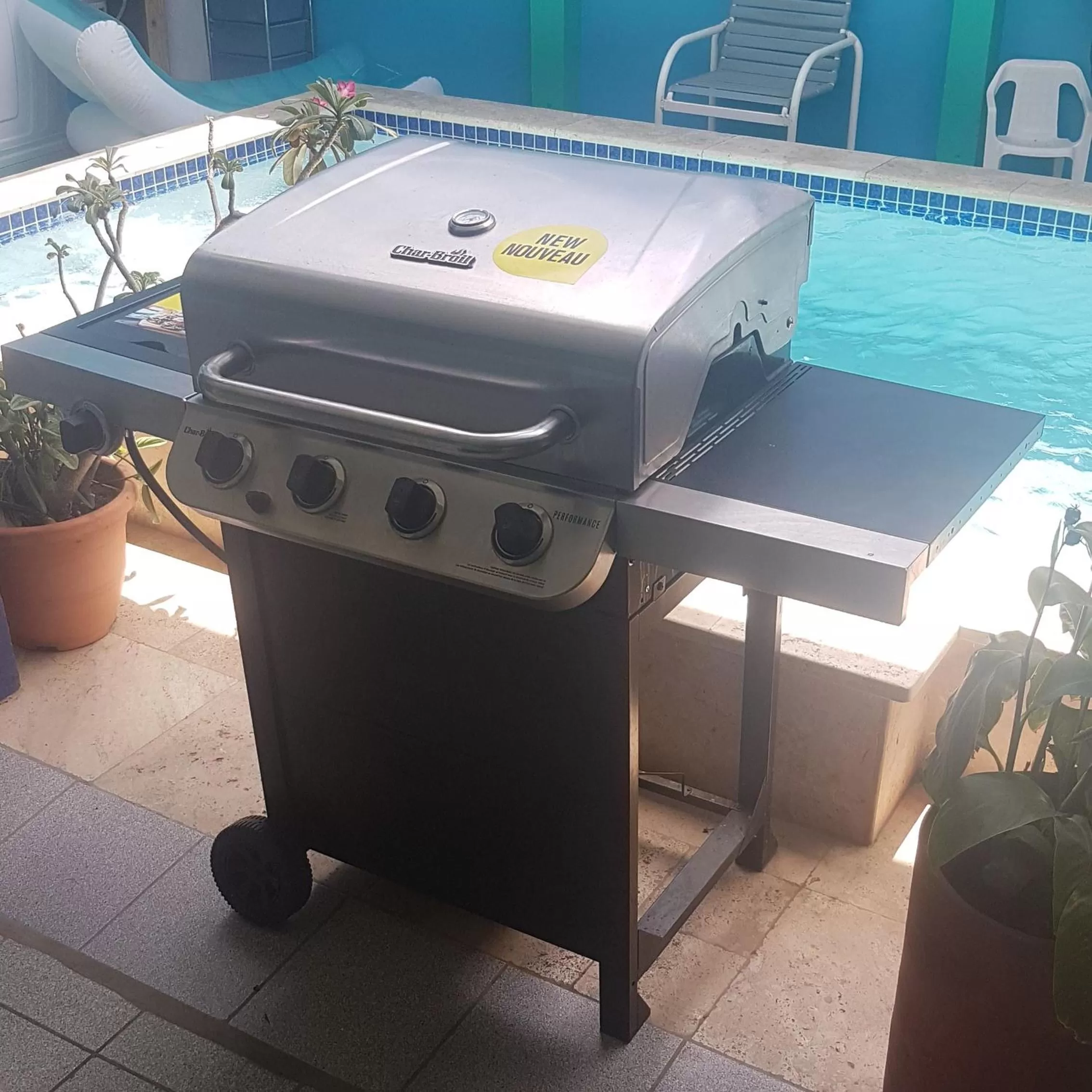 BBQ facilities in A1 Apartments Aruba