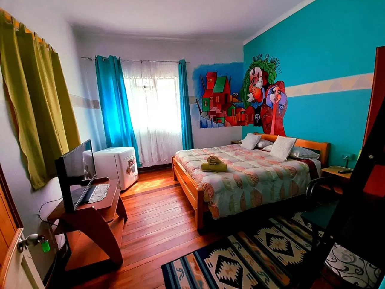 Photo of the whole room, Bed in Hostal Destino Bellavista