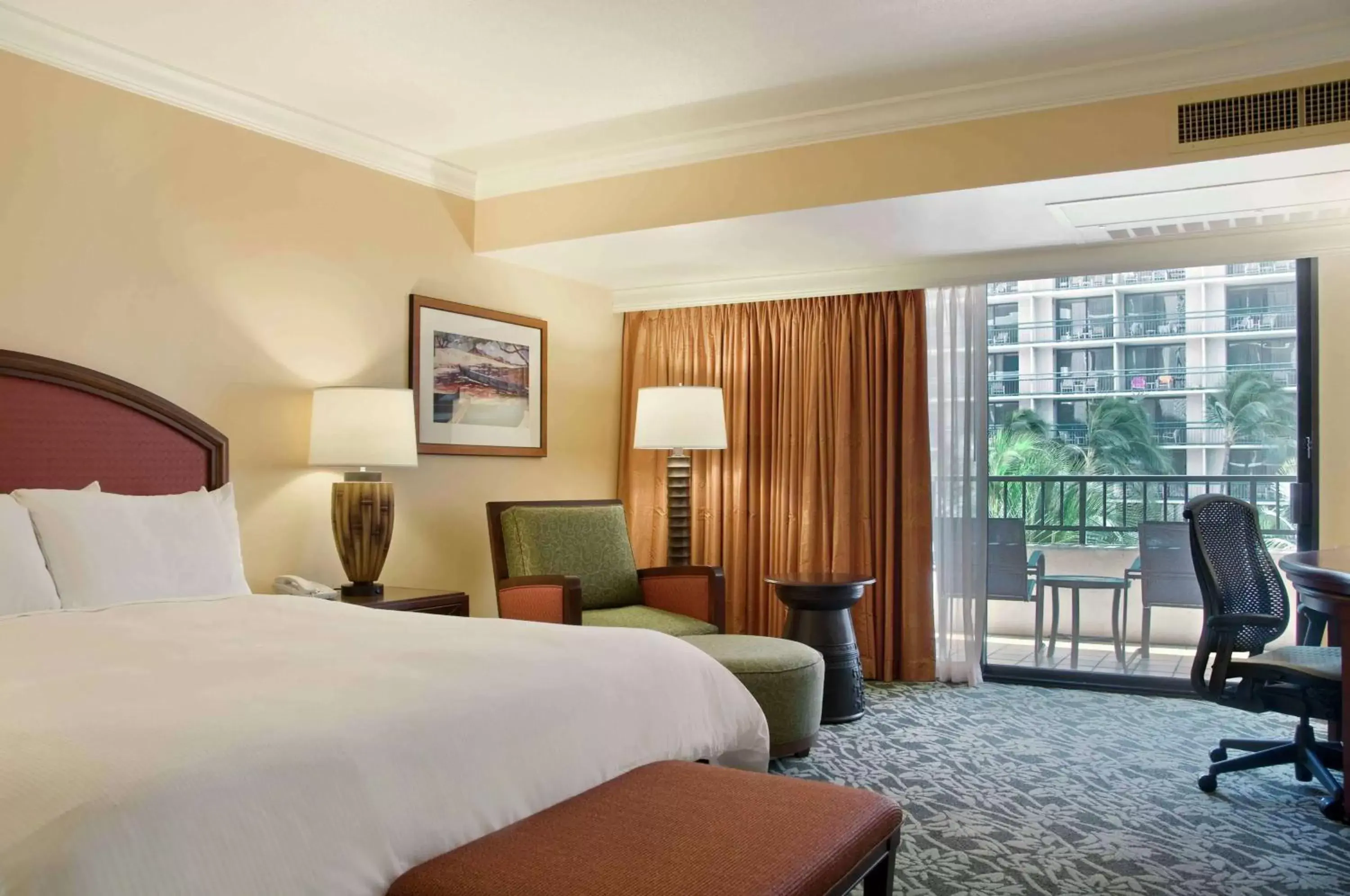 Living room in Hilton Hawaiian Village Waikiki Beach Resort