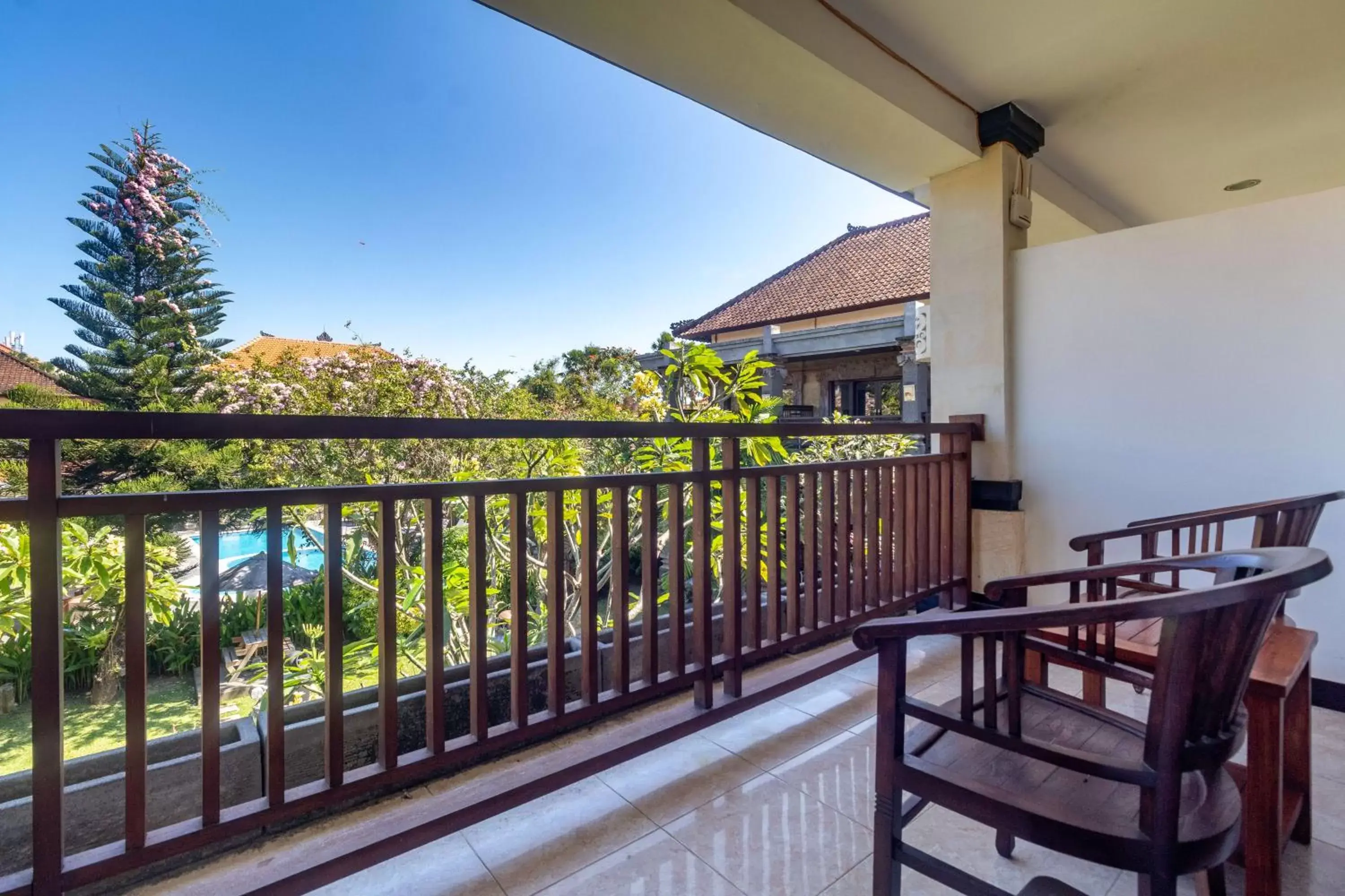 Balcony/Terrace in Hotel Segara Agung