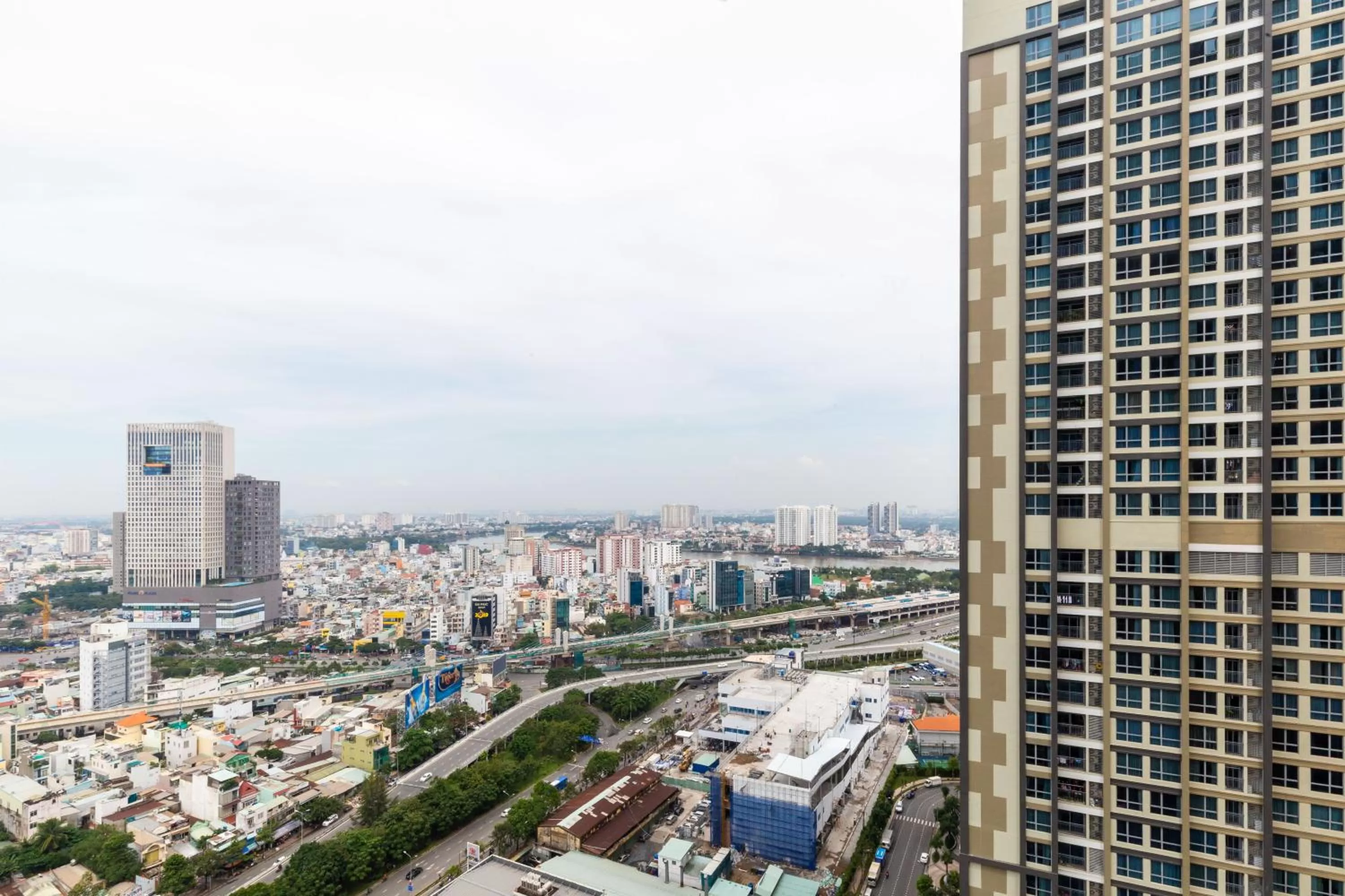 Bird's eye view in Vinhomes Central Park-Nice Homes