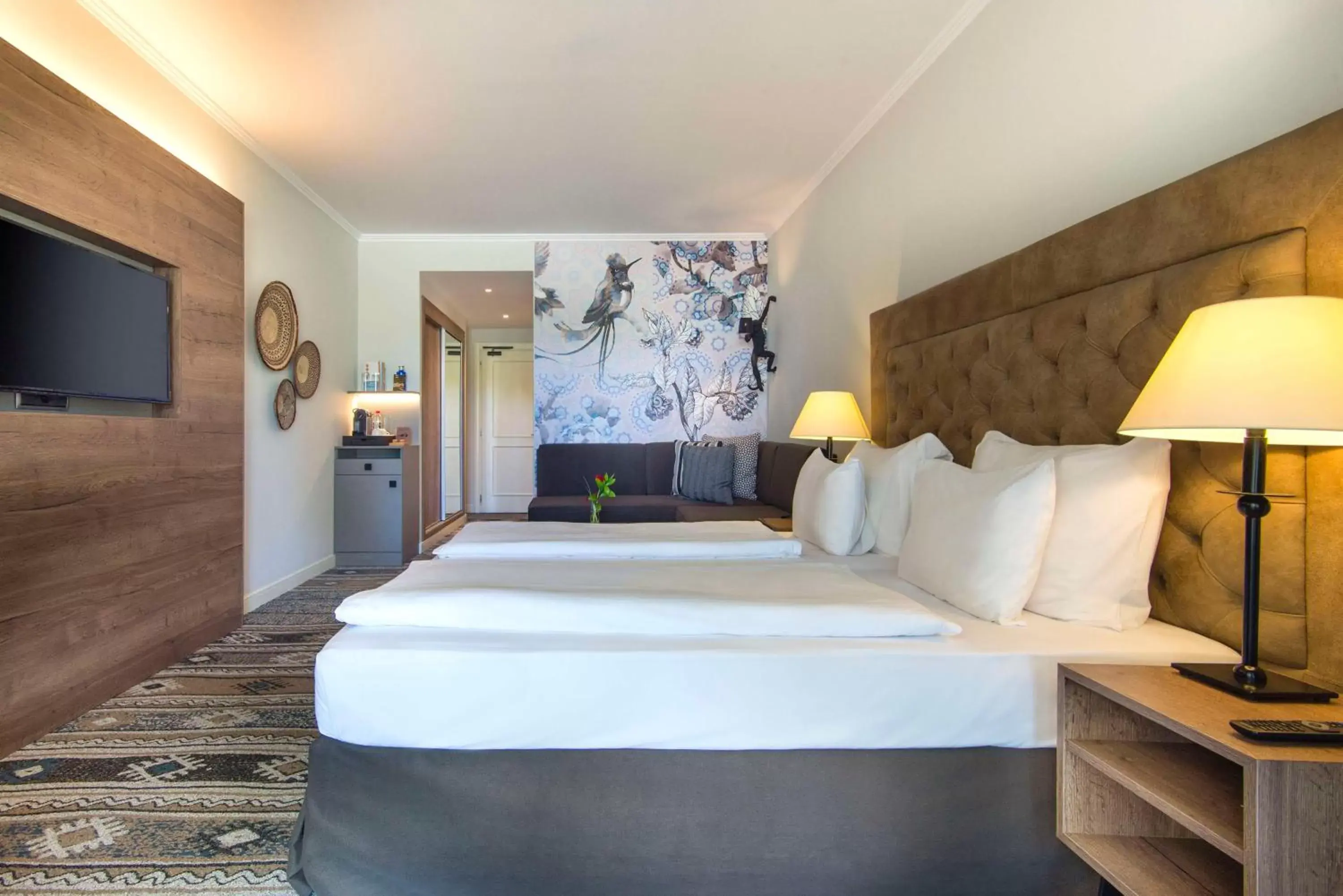 Bedroom, Bed in Lindner Hotel Mallorca Portals Nous, part of JdV by Hyatt