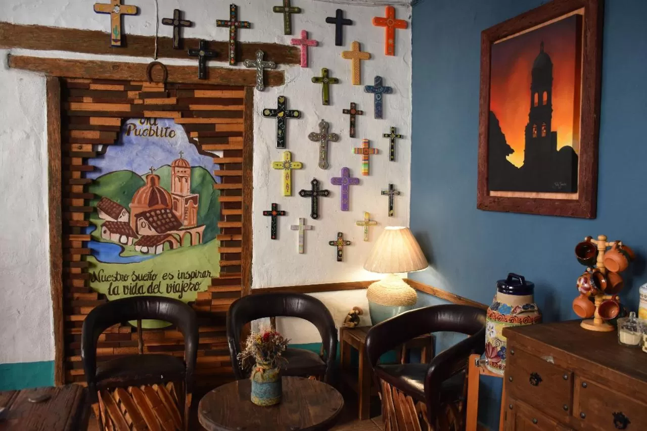 Lobby or reception in Hotel Mi Pueblito Tapalpa