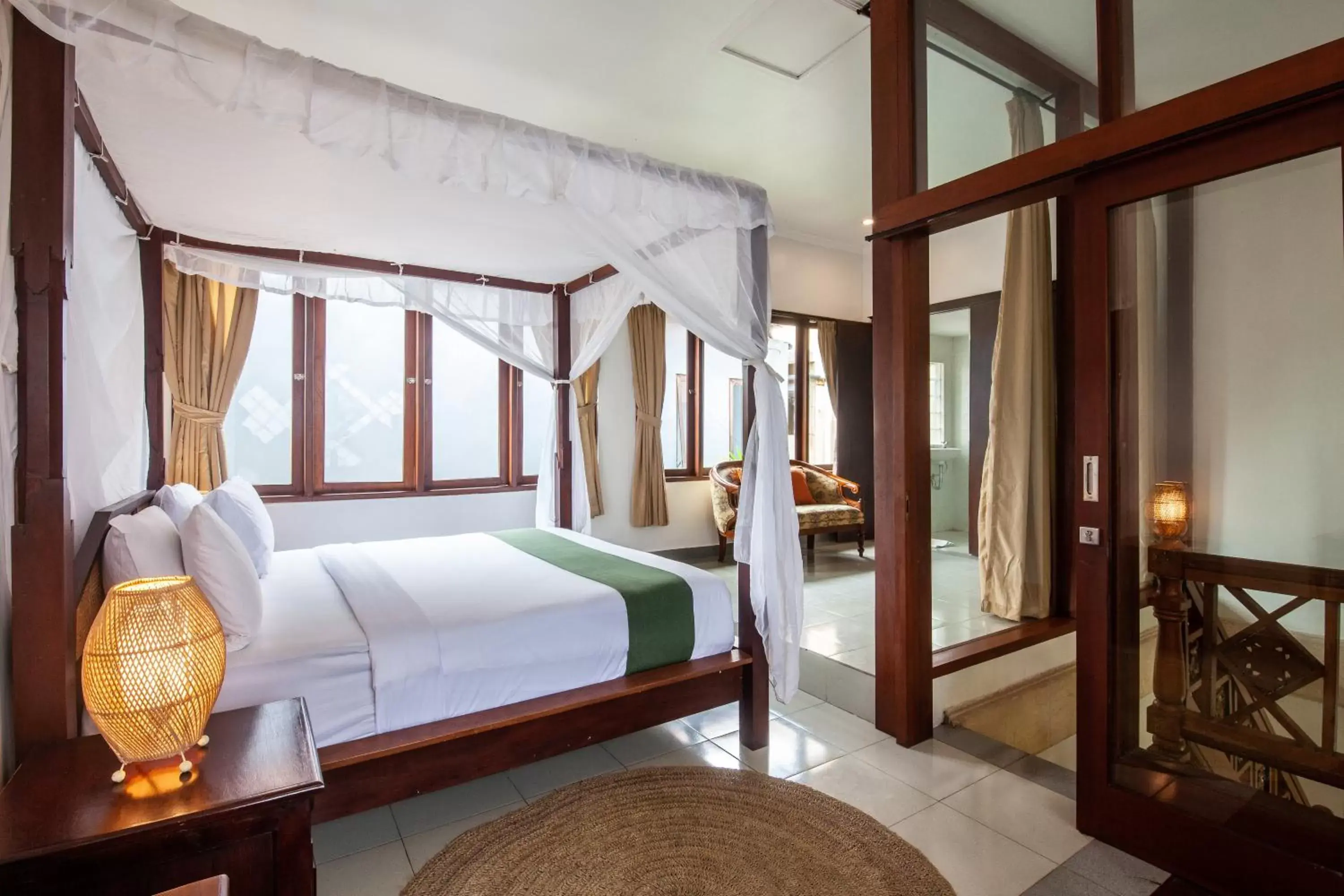 Bed in Outpost Ubud Coliving Suites